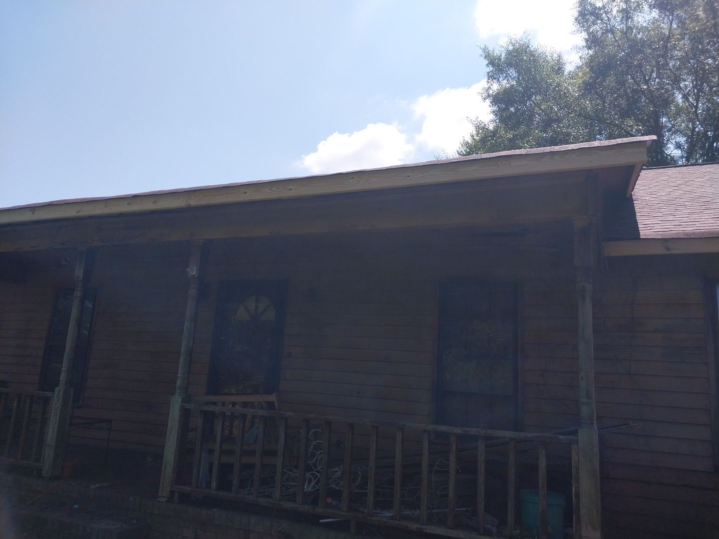 Syler roofing job by BROCK BUILDERS 