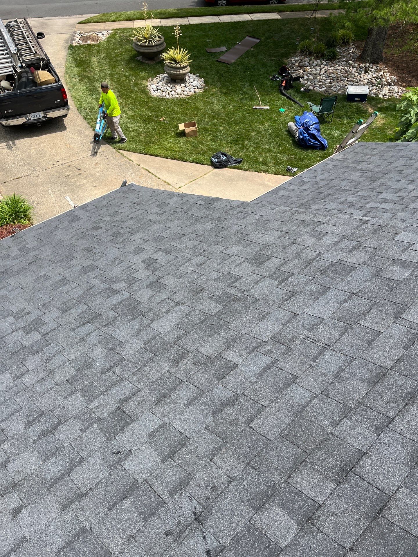 Vienna: Roof Replacement with CertainTeed Landmark Designer Shingles in Moire Black by RM Banning, Inc.