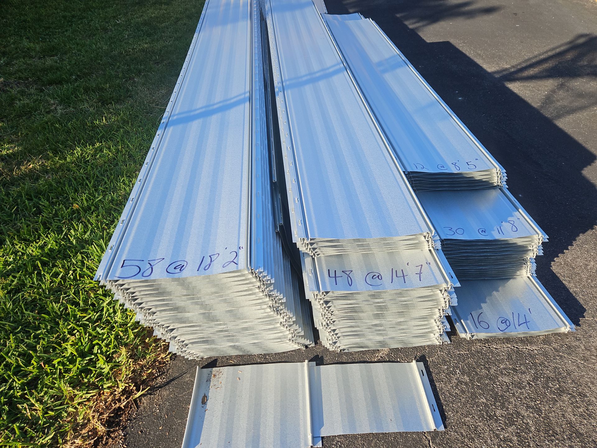 Residential Roofing Installation using 1" Nail strip metal roof by BLUES BROTHERS ROOFING