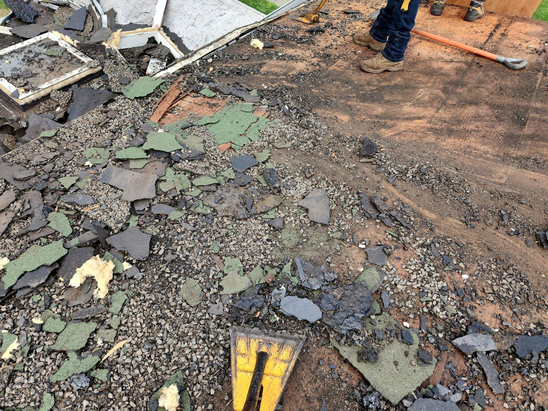 Residential Roofing Installation using Owens Corning TruDefinition Duration AR - Estate Gray by A Plus Exterior