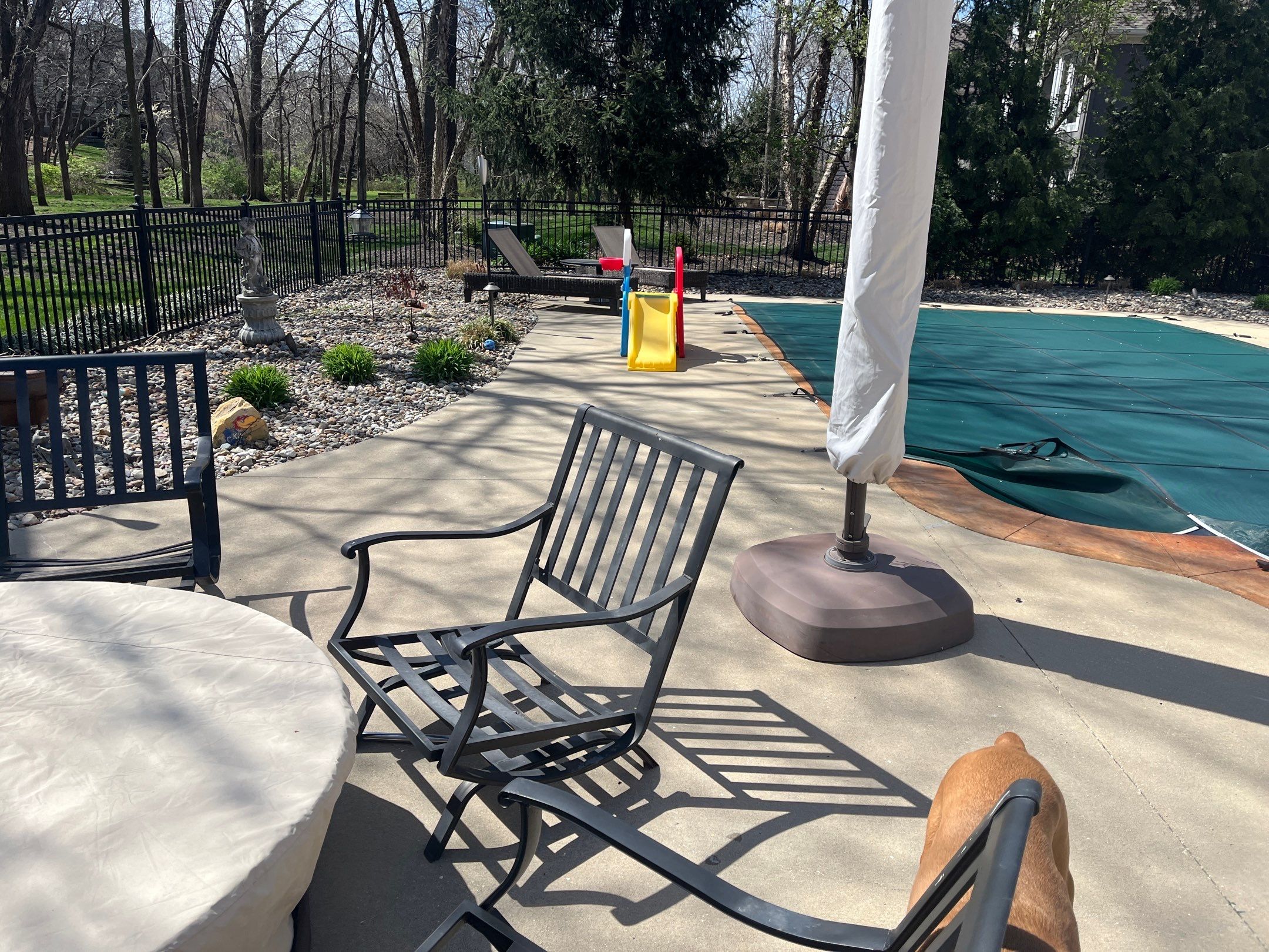 Pool Deck & Patio Resurface - Overland Park, KS by Big Red Decorative Concrete, LLC