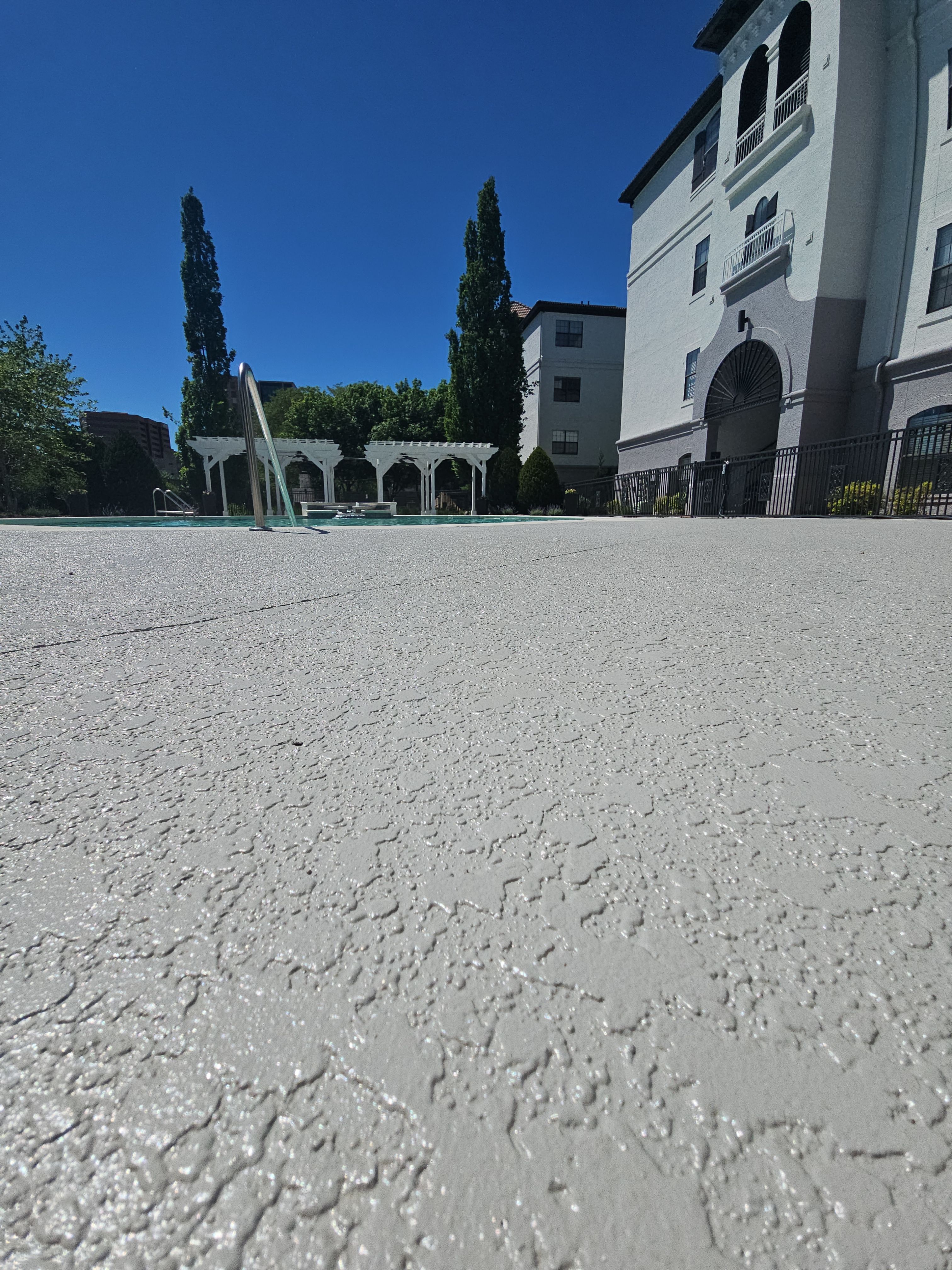 Kansas City -- Fountain View On The Plaza Apartments by Big Red Decorative Concrete, LLC