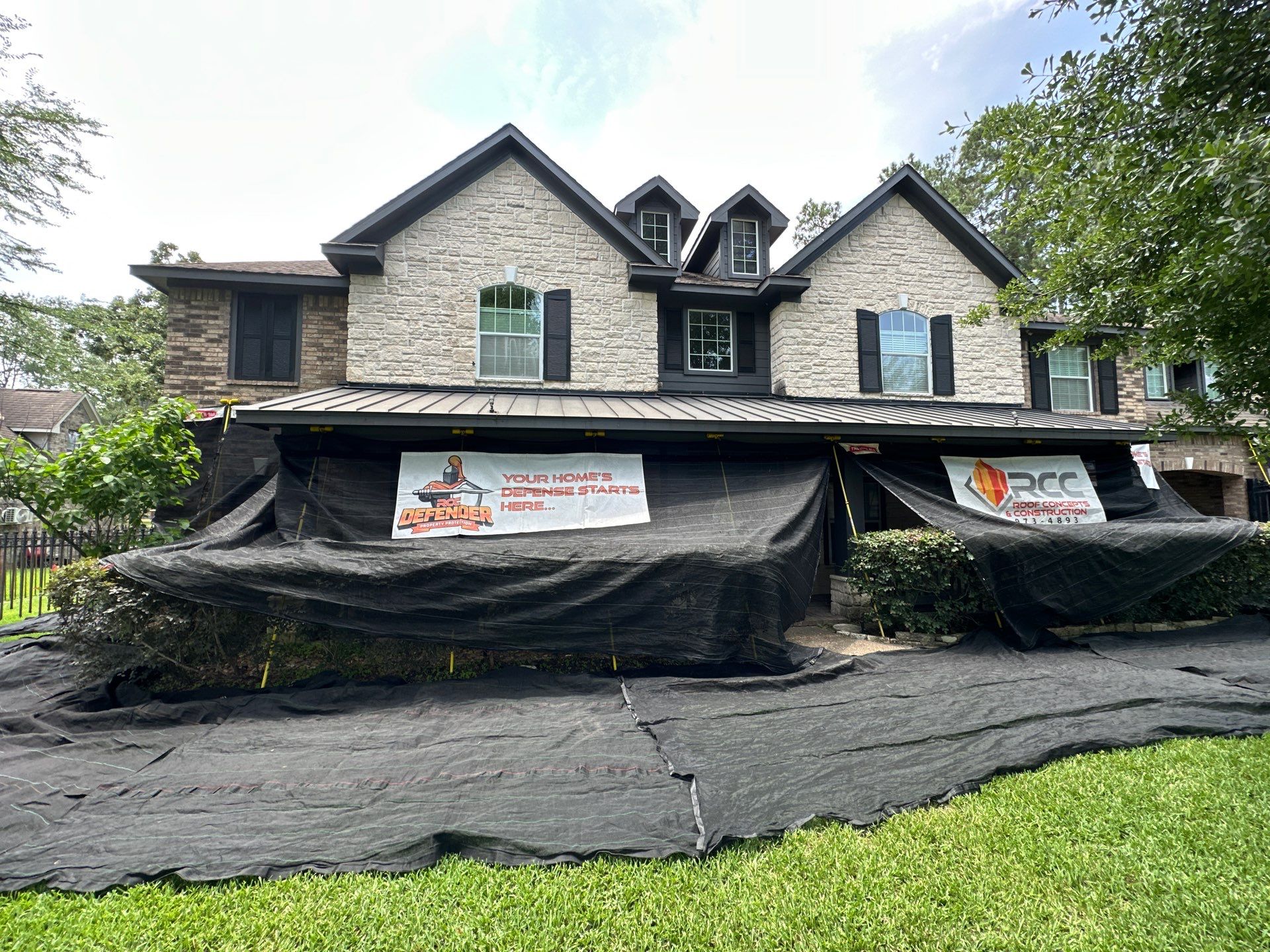Roof Replacement - The Woodlands Texas by Roof Concepts Construction