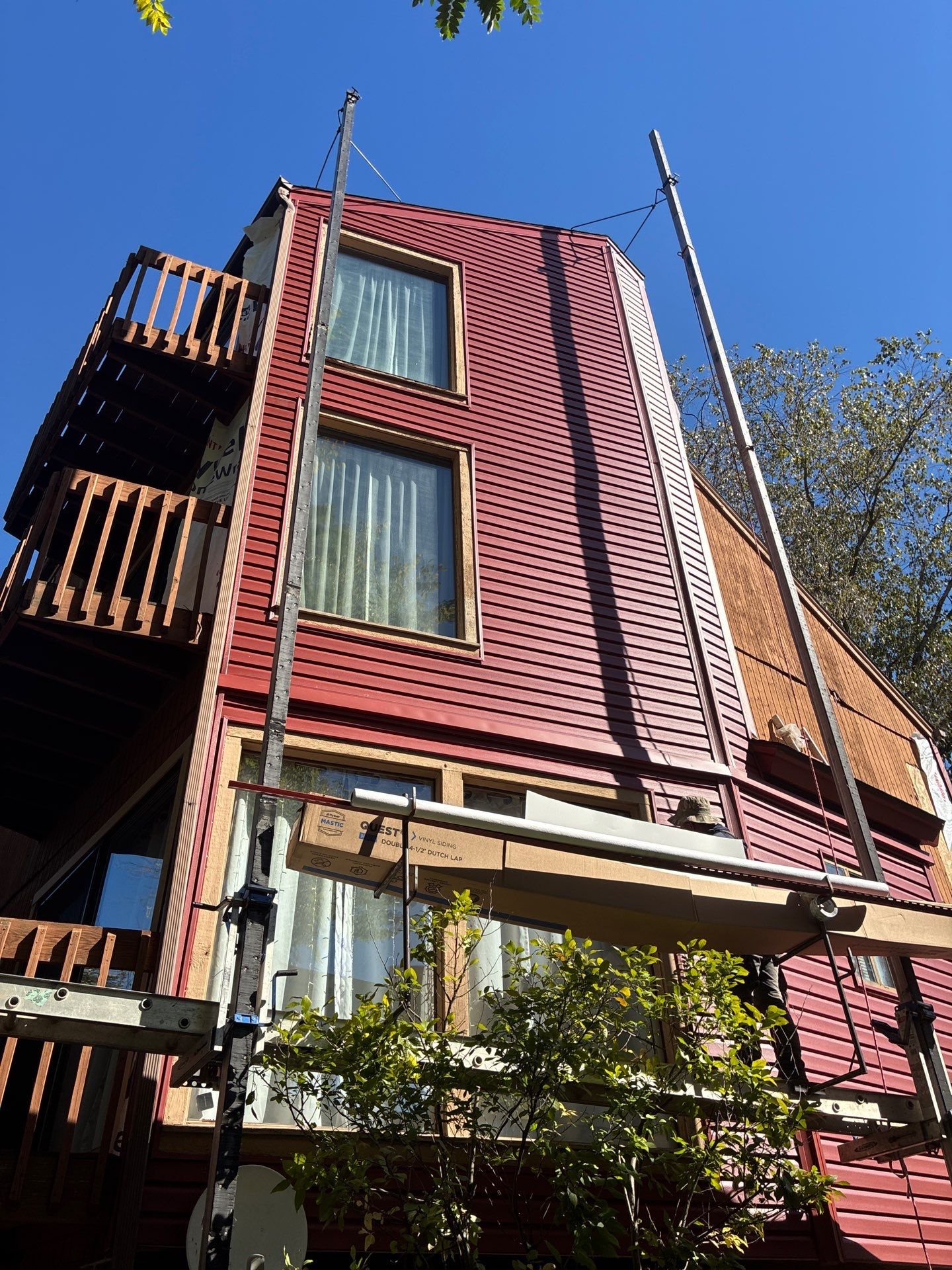 Mastic Quest Full Russet Red Home in Pittsburgh by Ideal Siding Pittsburgh