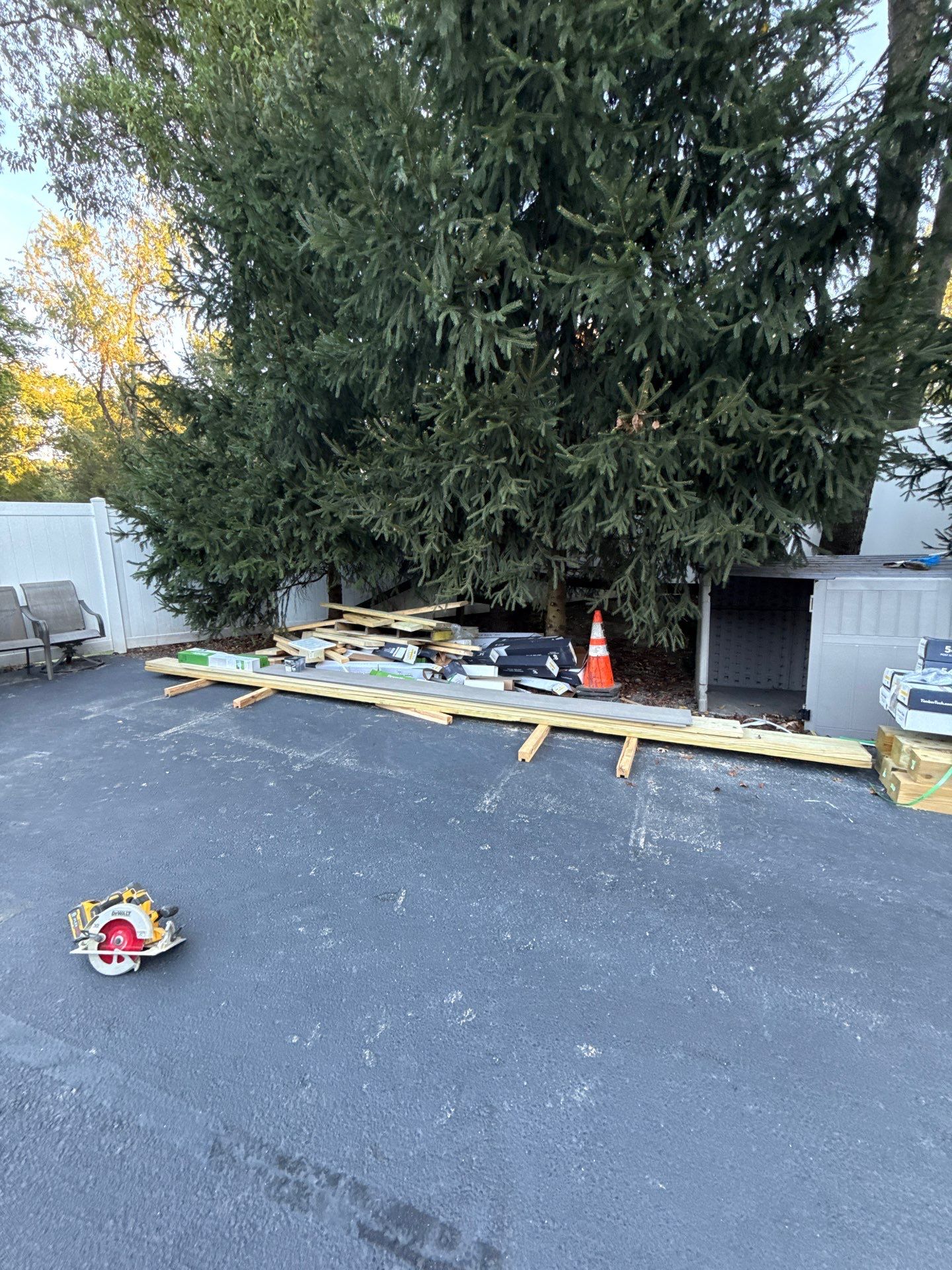 Deck extension  by Cousins Roofing Siding & Decks