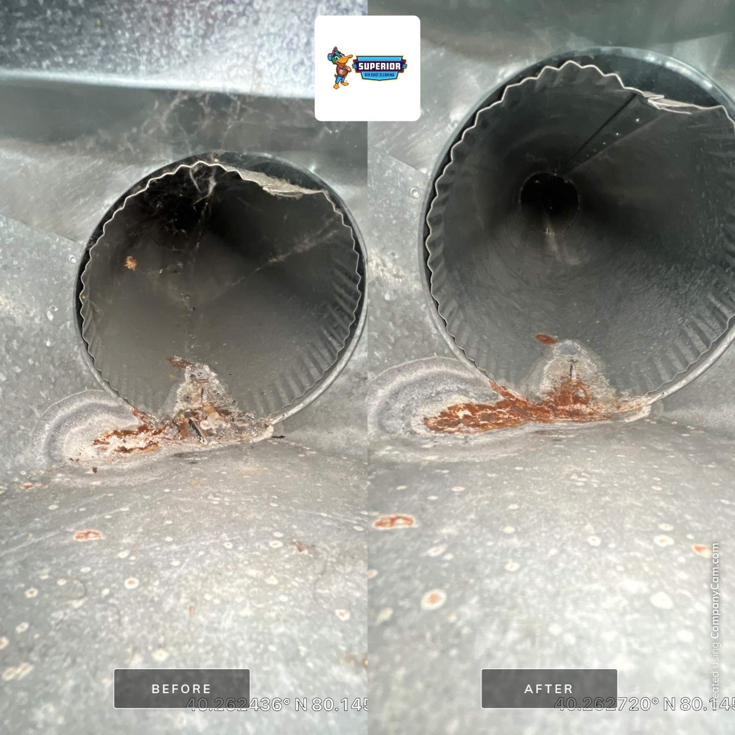 Air Duct Cleaning With a Vacuum Truck in Canonsburg, PA by Superior Air Duct Cleaning