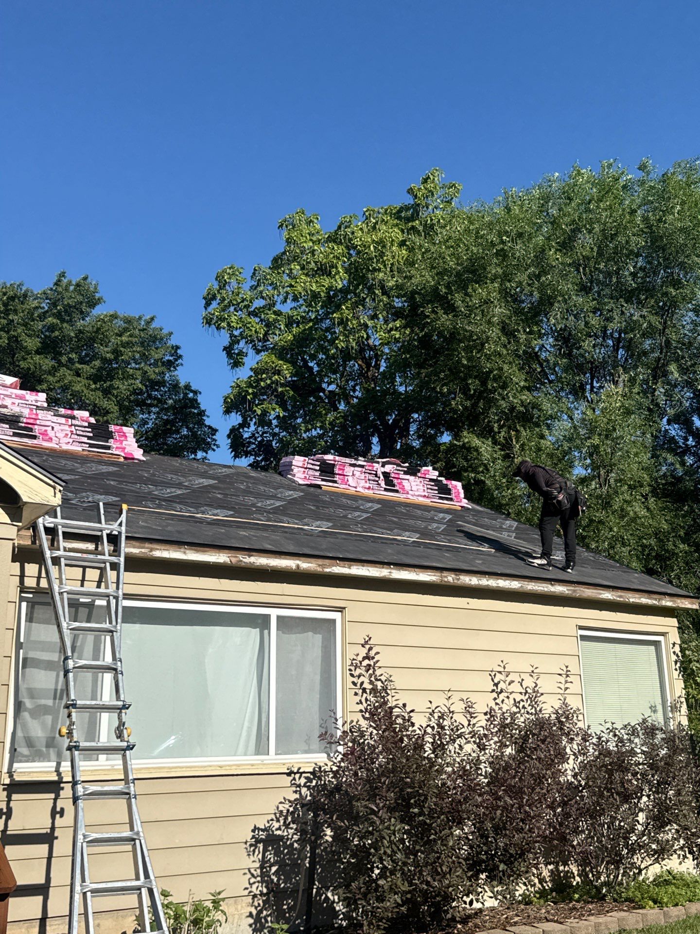 Residential Roof Replacement With Gray Architectural Shingles in Boise by Olive Roofing