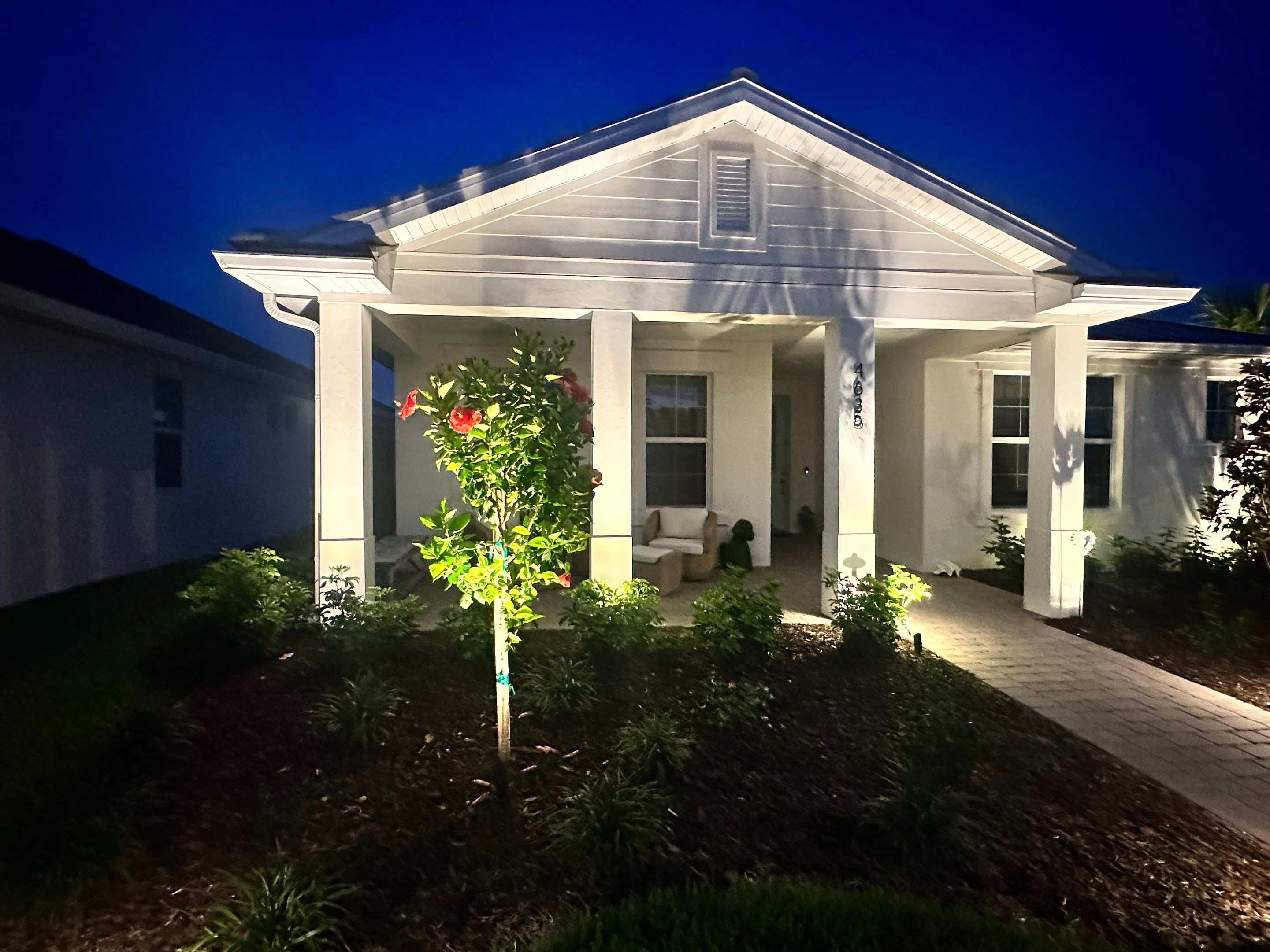 Architectural and Landscape Lighting Installation in Bradenton, Florida by Illuminate Landscape Designs