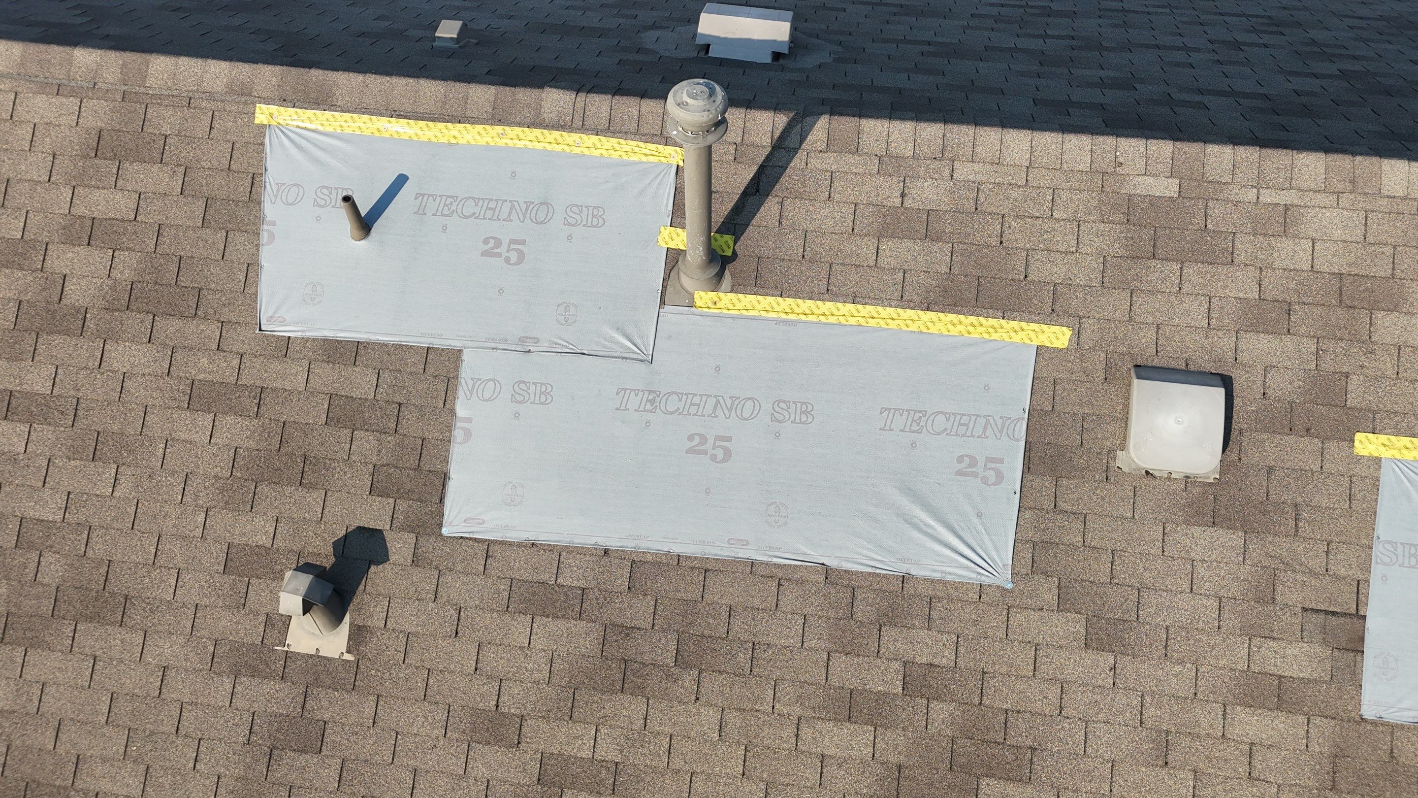 Roof Replacement completed after Insurance approval in Tomball by Core Four Roofing
