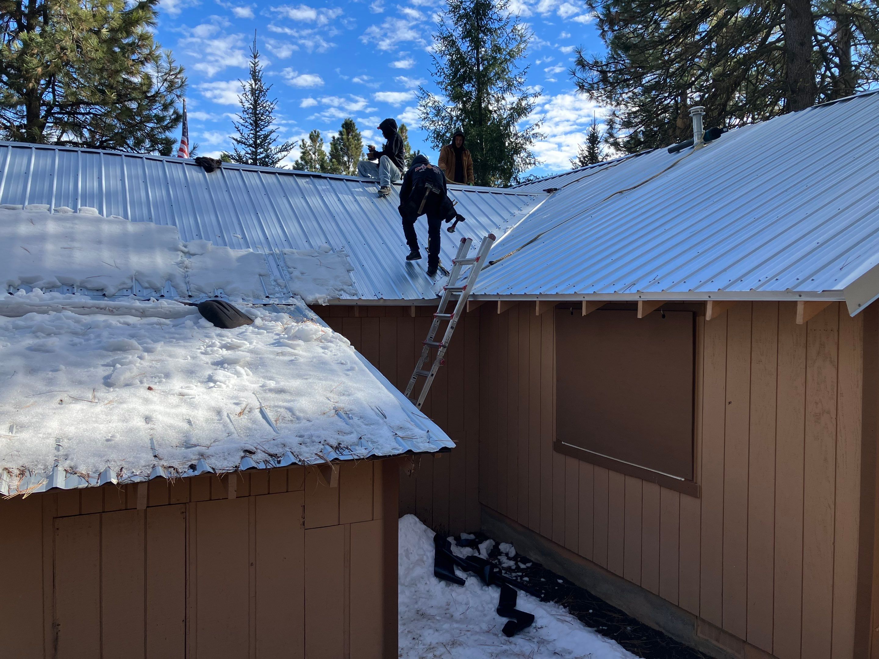 Idaho City, ID., Residential Roofing Installation using Galvanized Steel by ID Roofing LLC