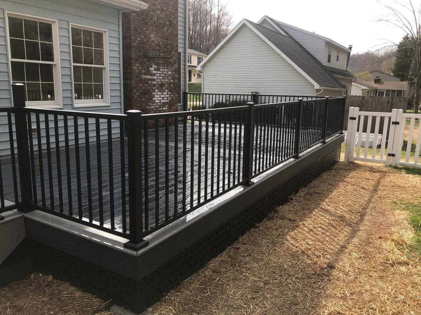 Deck Installation using Trex Decking and Railing  by Secure Construction Company Inc
