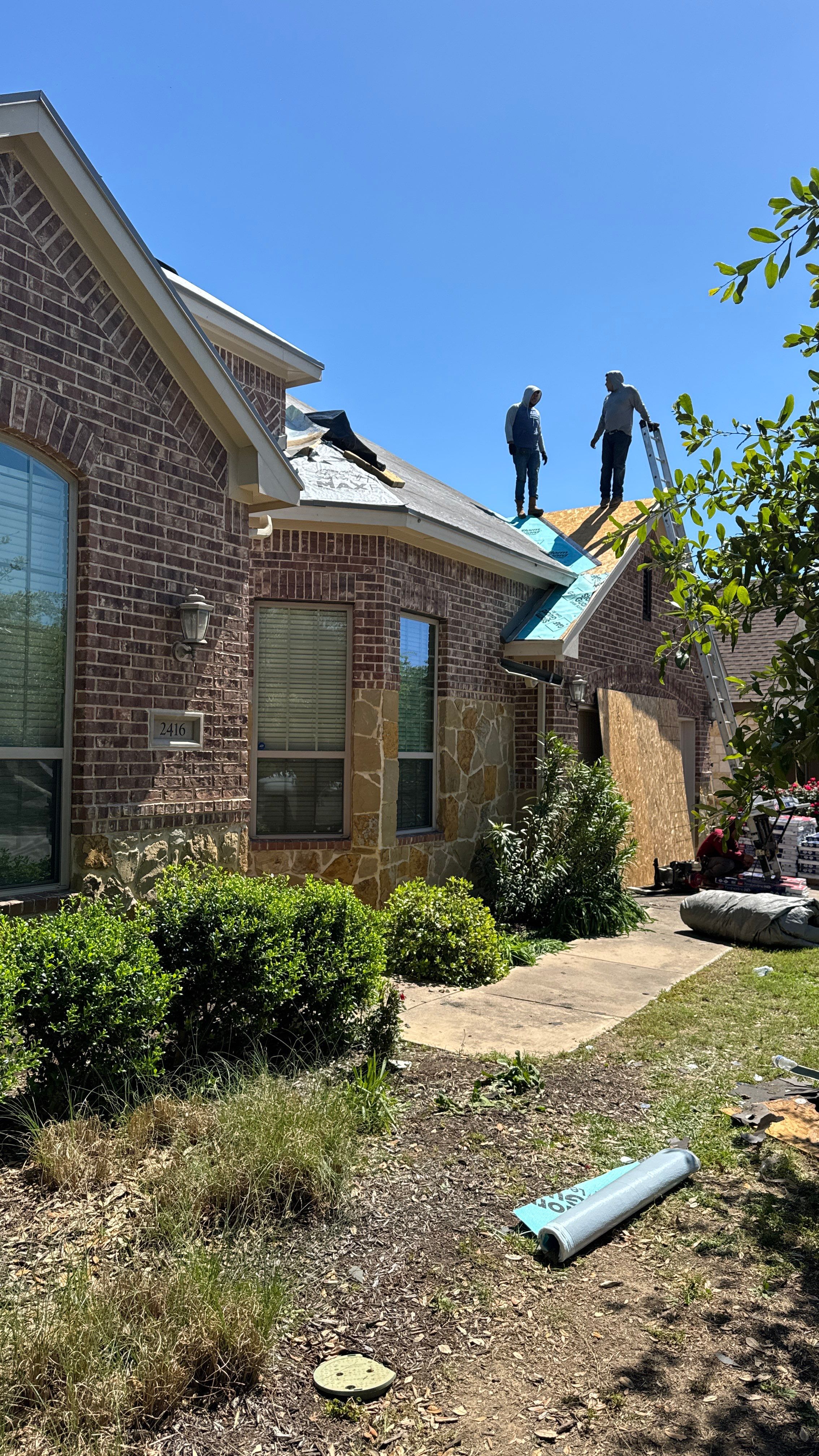 Residential Roof Replacement using GAF HDZ - Weathered Wood by Elite Roofing LLC