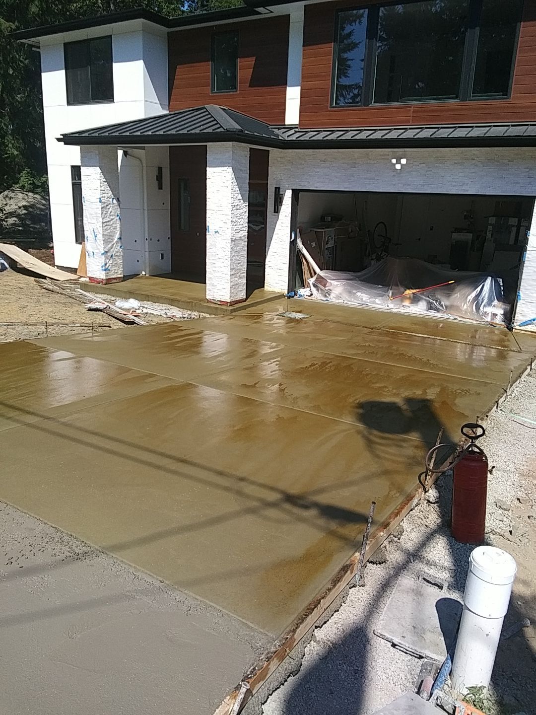 Ken | Driveway & Walkway Pour, Concrete Project by Jireh Asphalt & Concrete Inc 