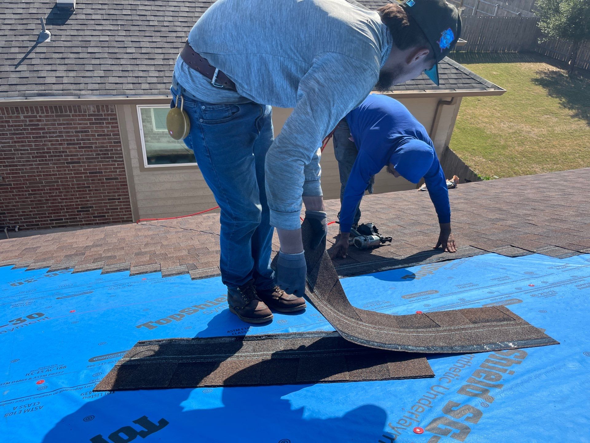 Temple, Tx - Roof Installation and fence repair by DT Roofing - Seth Wells