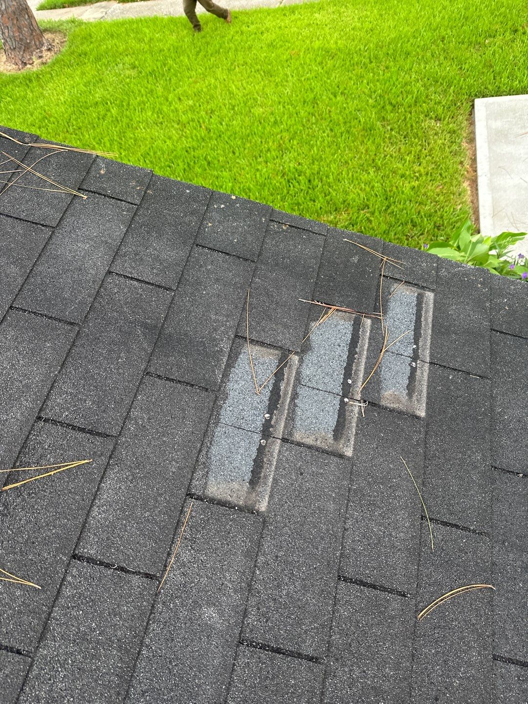Hail Damage using Owen's Corning Duration (Lifetime) Shingles by Roof Repair Company