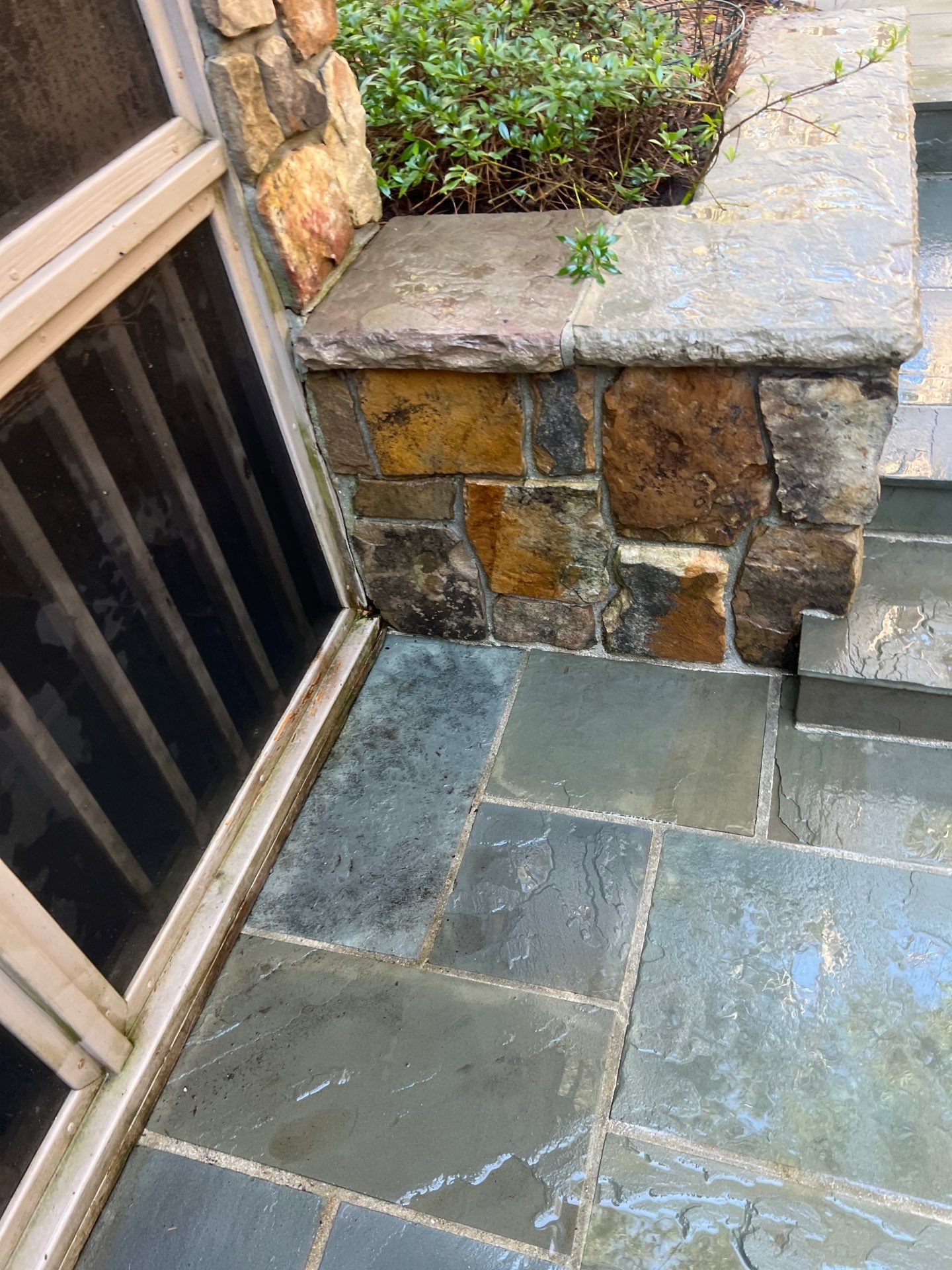 travertine  using Concrete Sealant by DuraSeal
