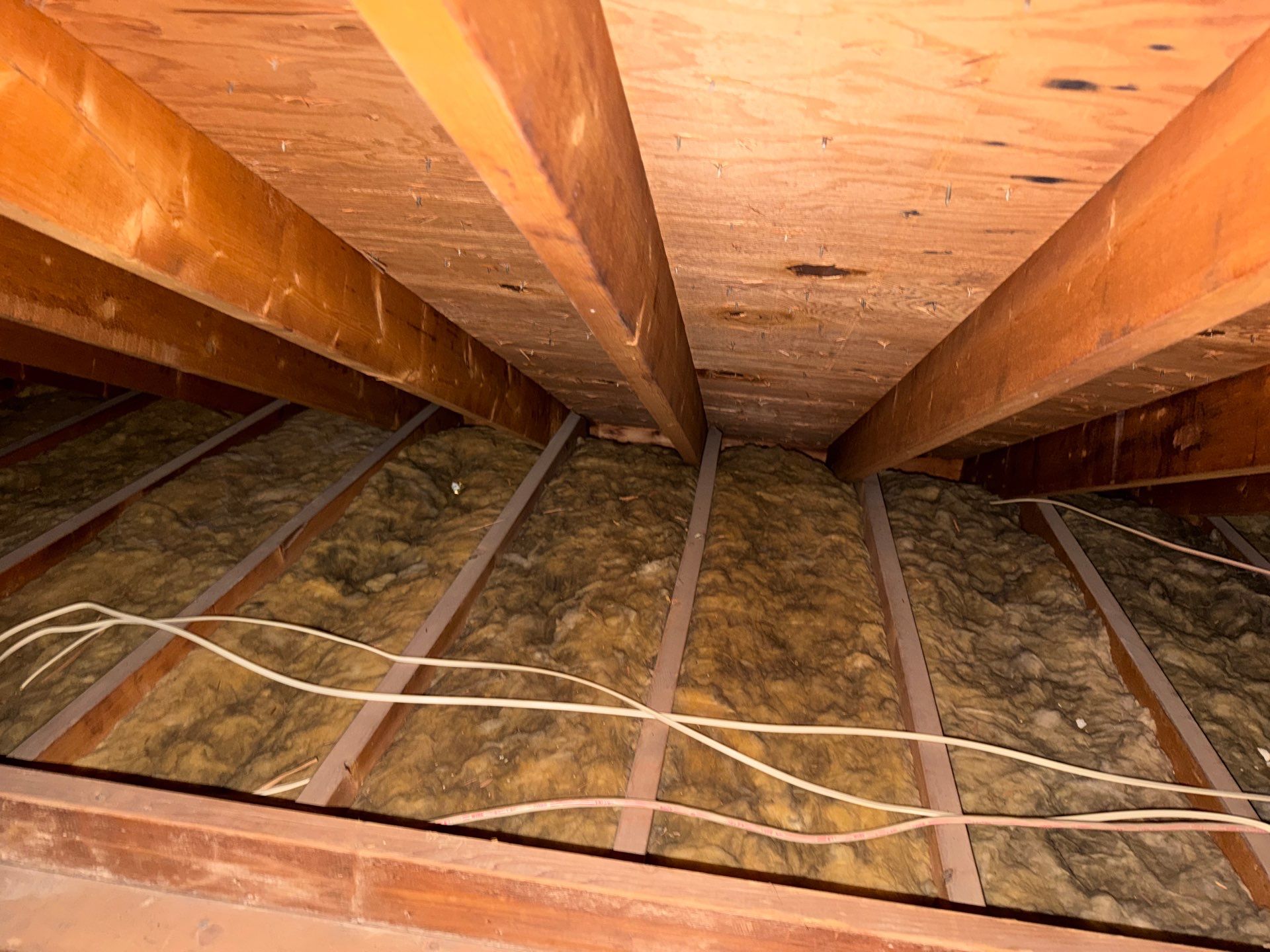 Attic Insulation Upgrade in Hanover PA with Owens Corning AttiCat PINK Blown In Insulation by Bealing Roofing & Exteriors