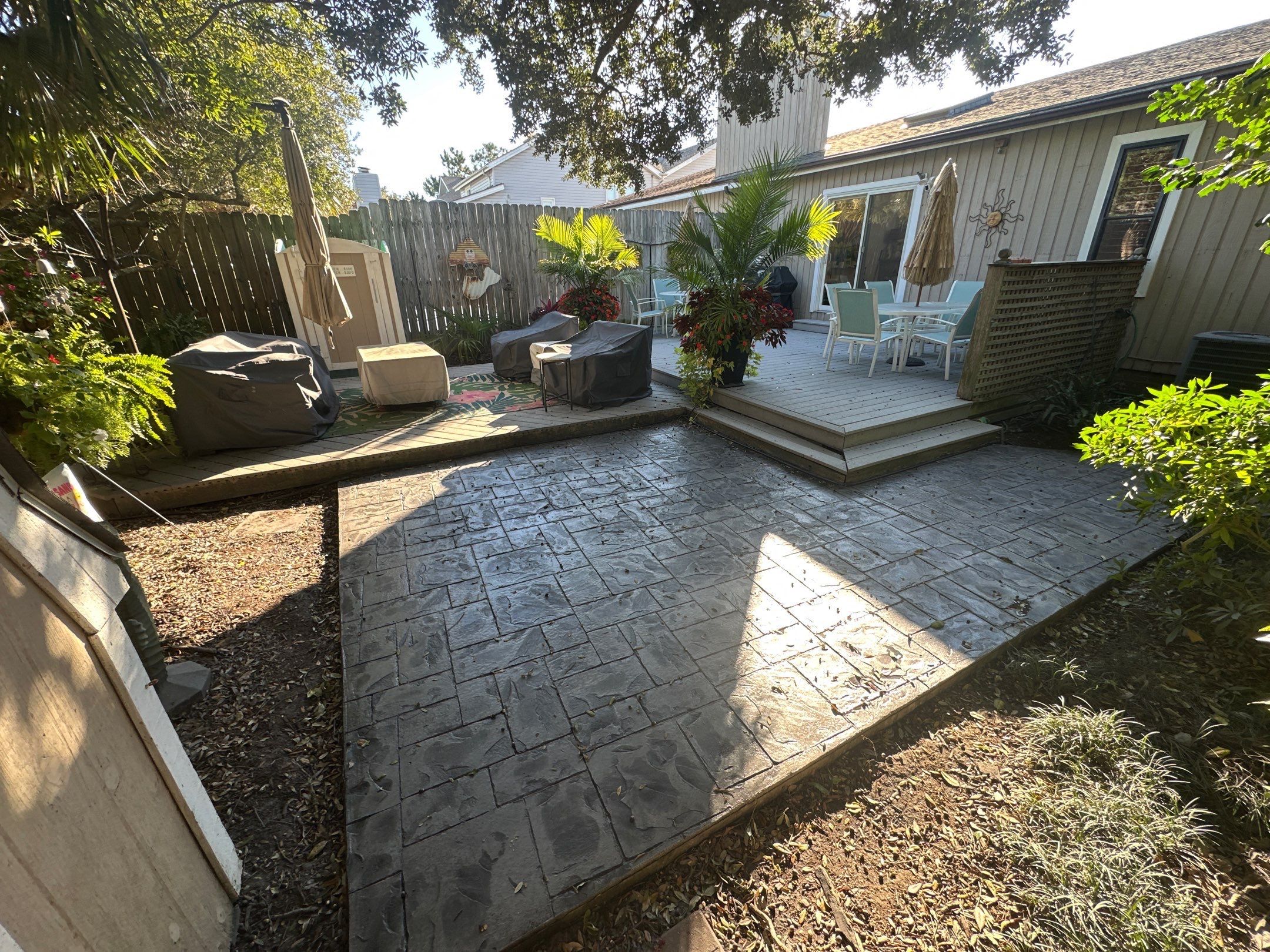 Project in Virginia Beach by Sam The Concrete Man Virginia Beach