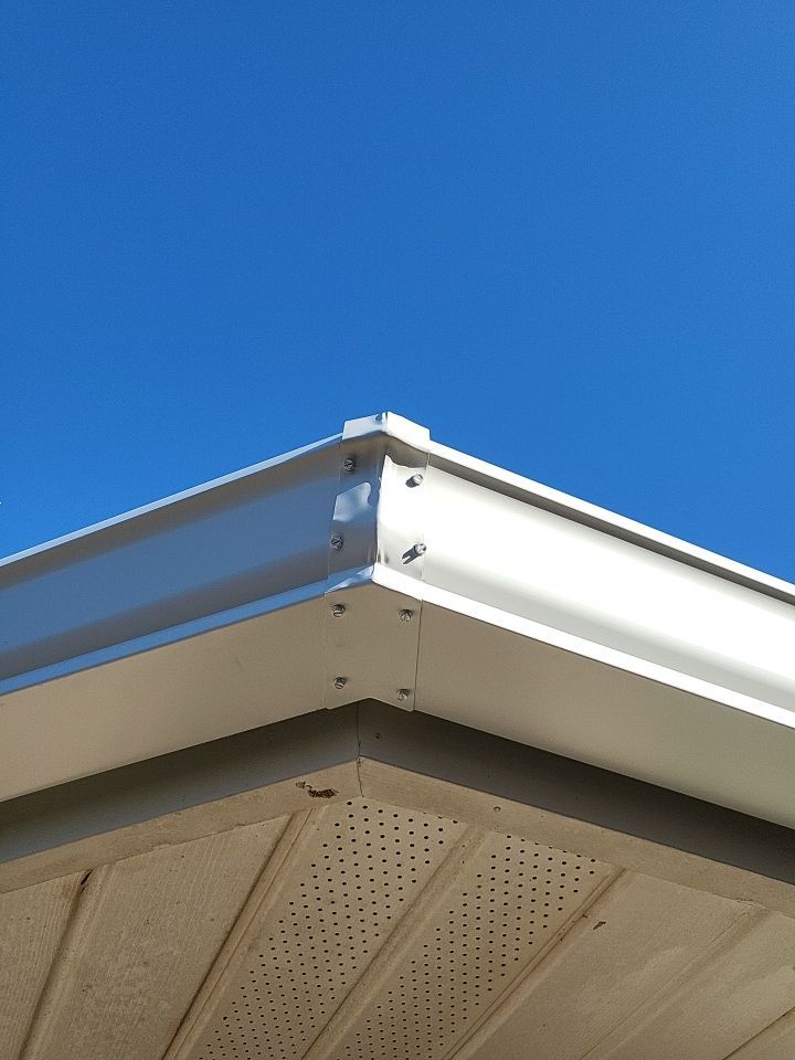 Gutter Installation using K-Style Seamless Gutters by Gutter Professors