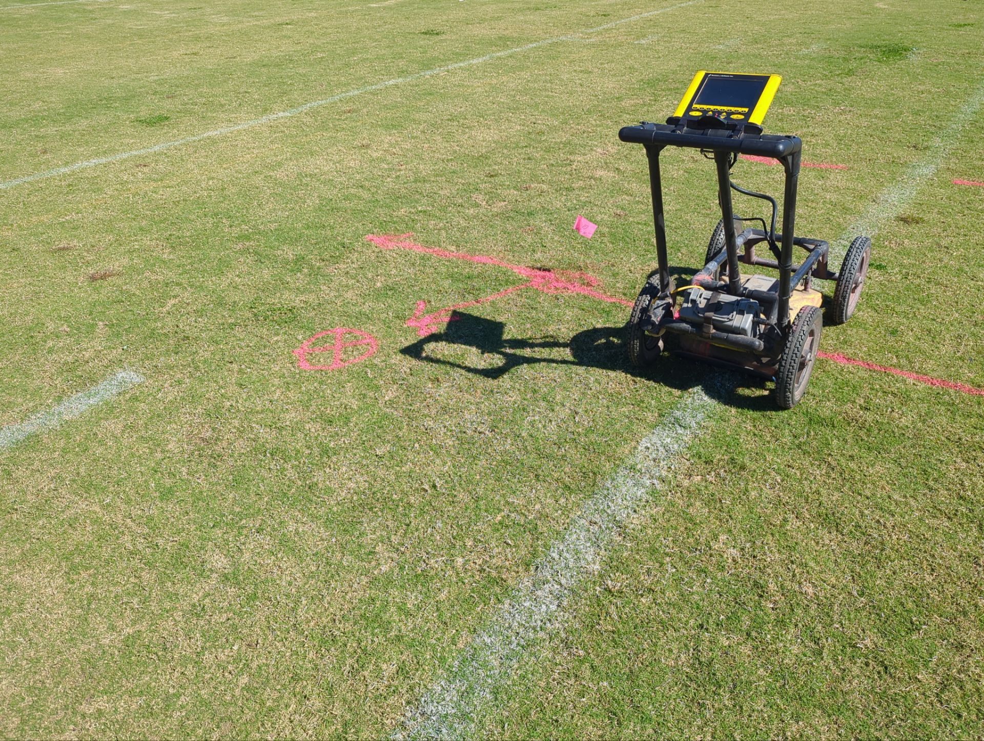 Football Field - Utility Locate and GPR Investigation by Alsip Locating Service, LLC
