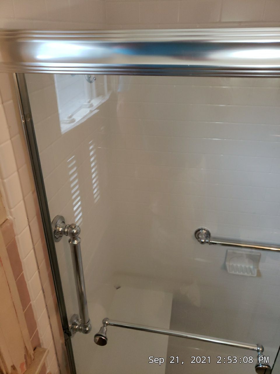 Tub to Shower Conversion using BCI Acrylic Shower System by Secure Construction Company Inc