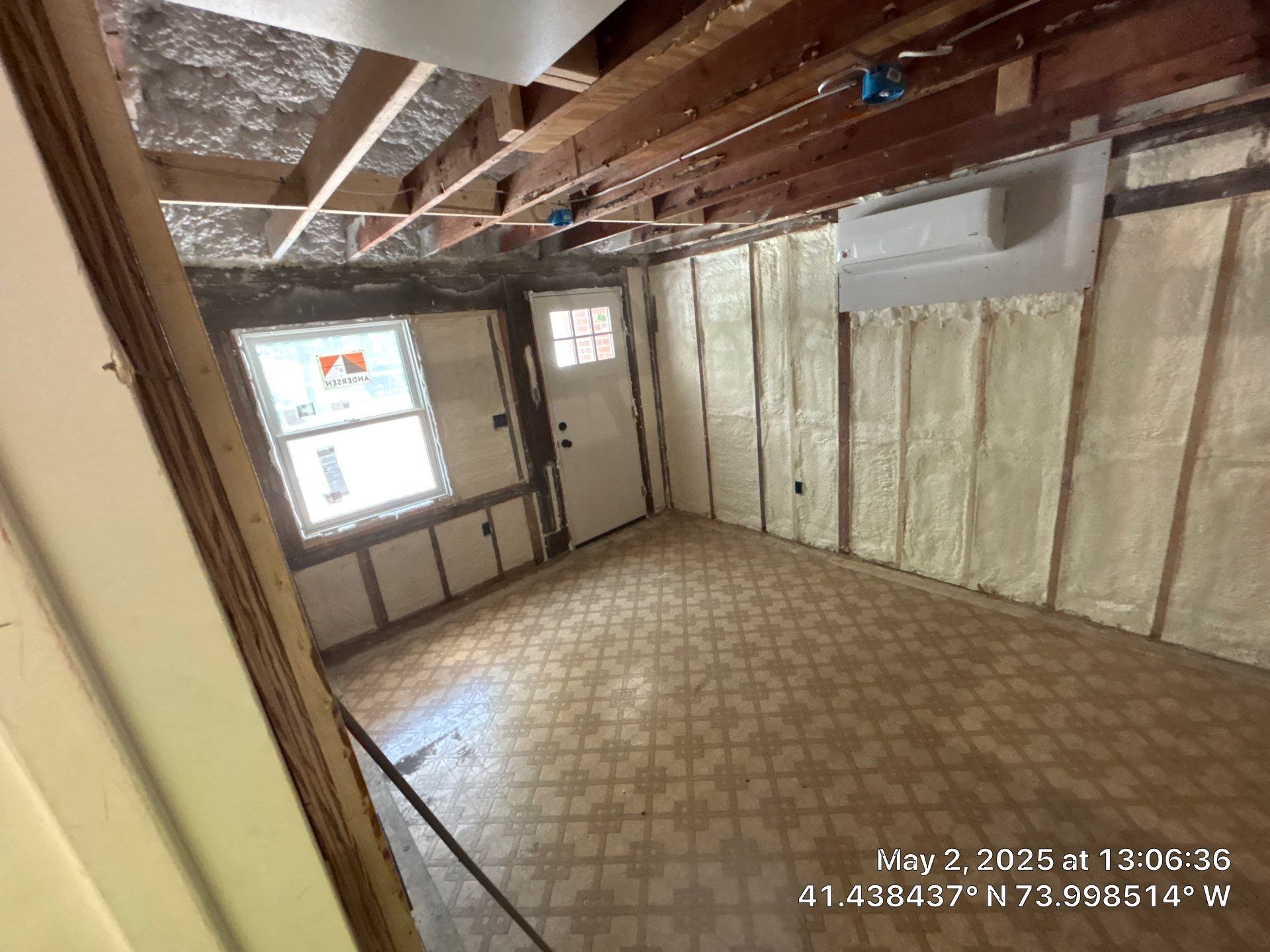 Attic Insulation using open cell spray foam by NYS Foam & Energy