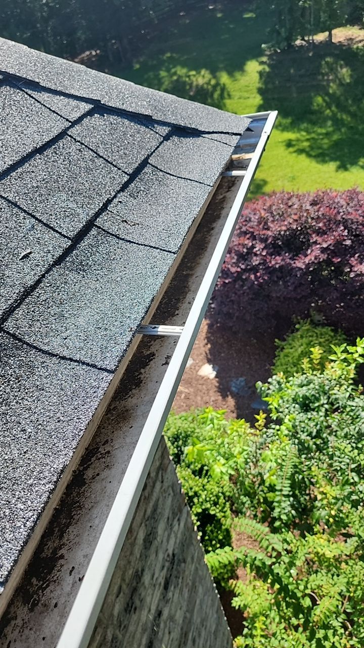 Gutter guard instalation  by Power Wash Masters LLC