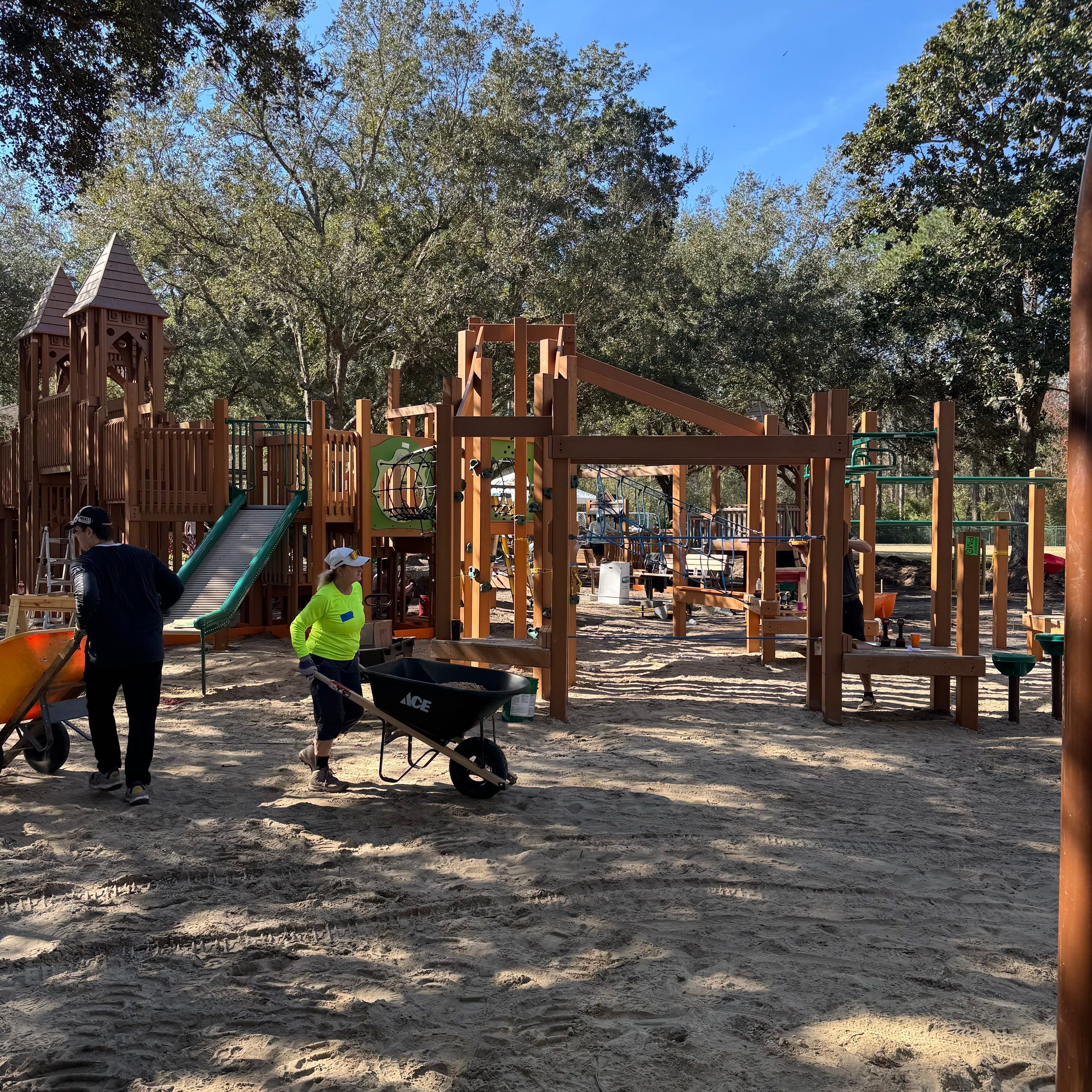 Volunteer Work | Deerwood Community Playground by ProGreen Services