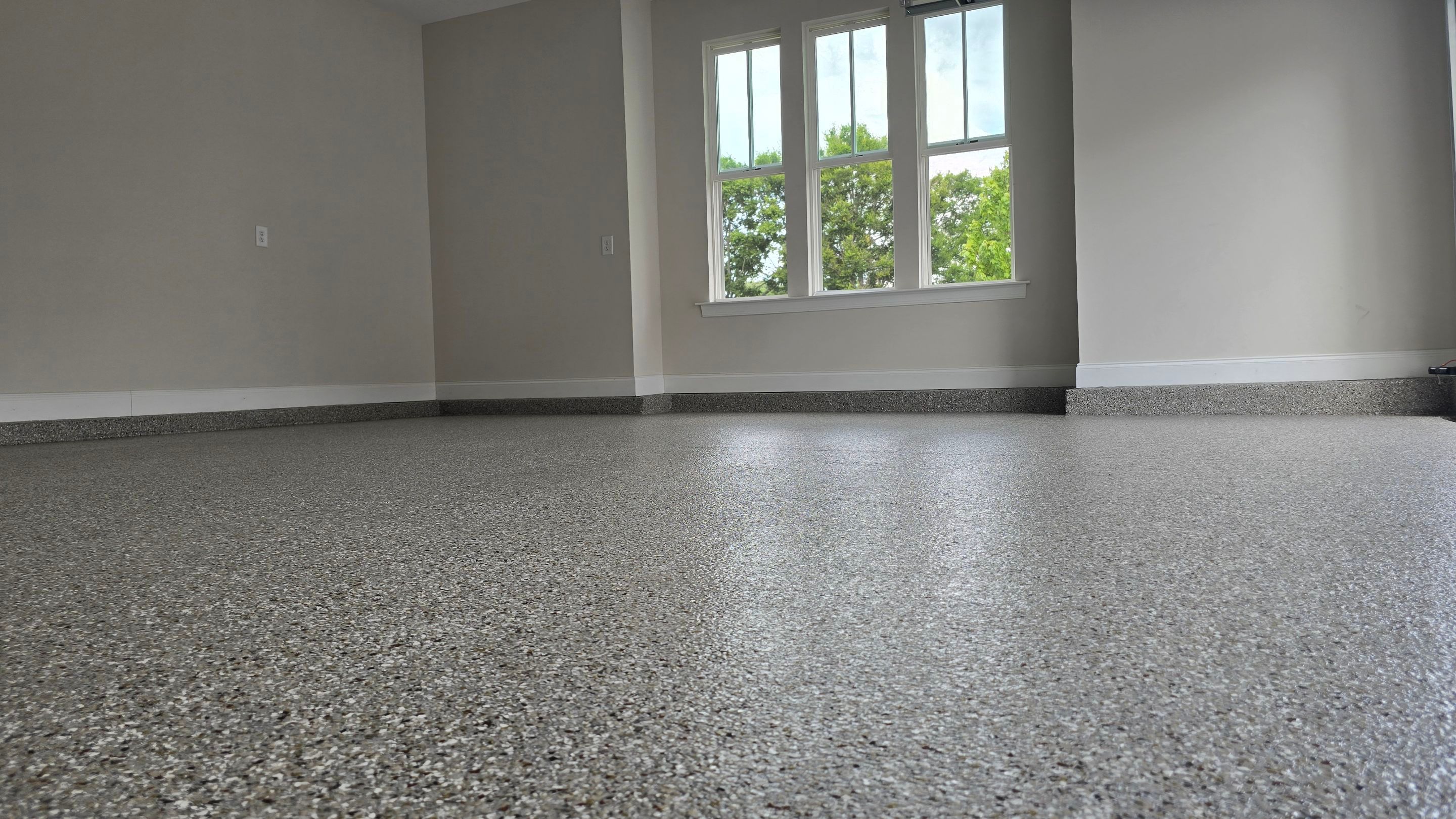 Garage using Creekbed by Elite Floor Solutions