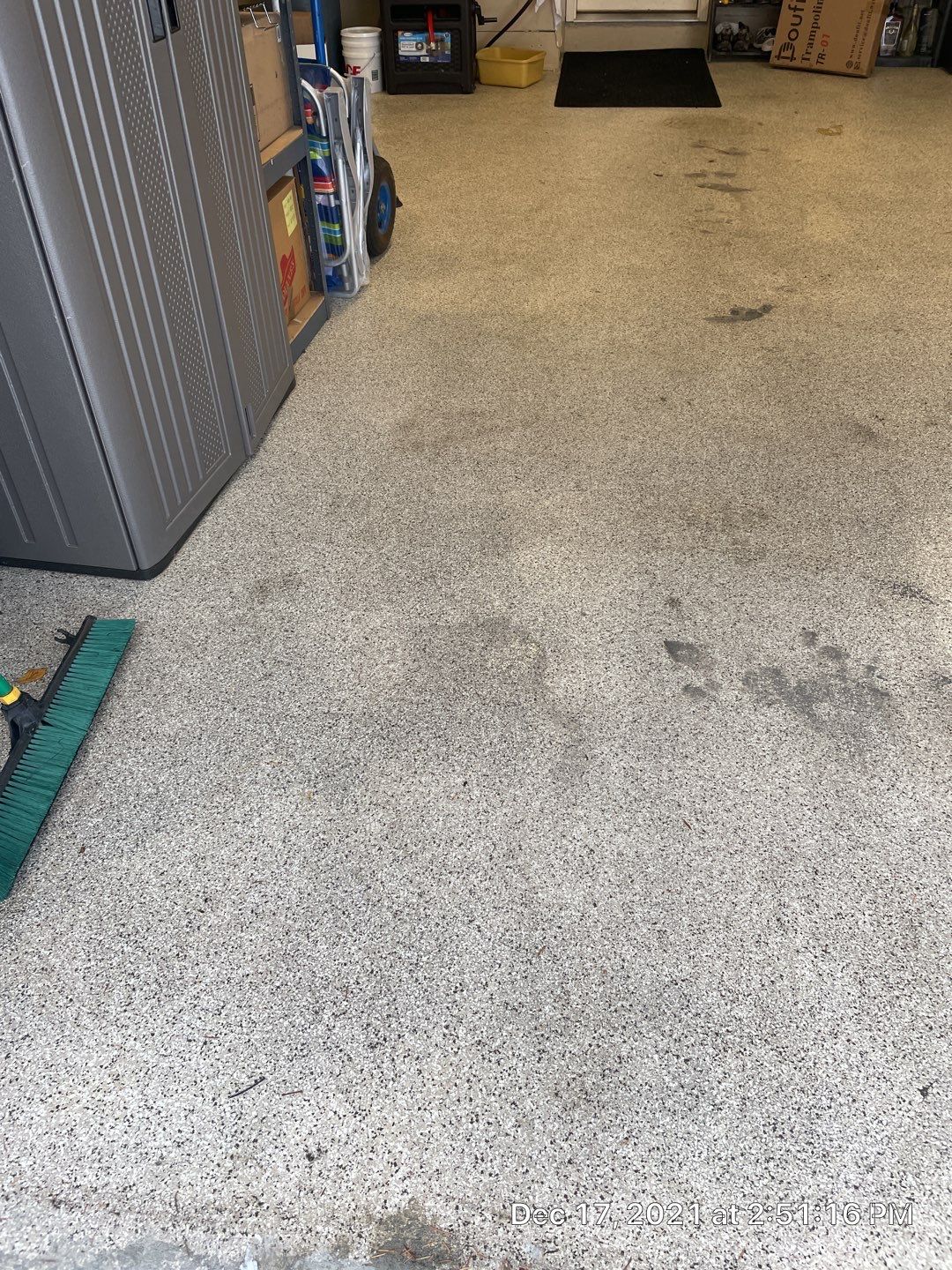 Garage Transformation using Sandstone by Croc Coatings, LLC