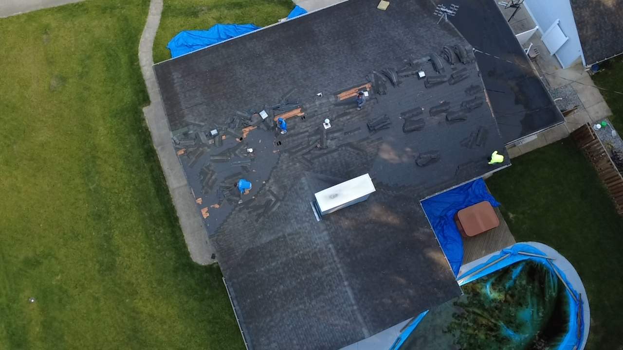 Full Residential Shingle Replacement by Level Up Roofing and Restoration Services LLC