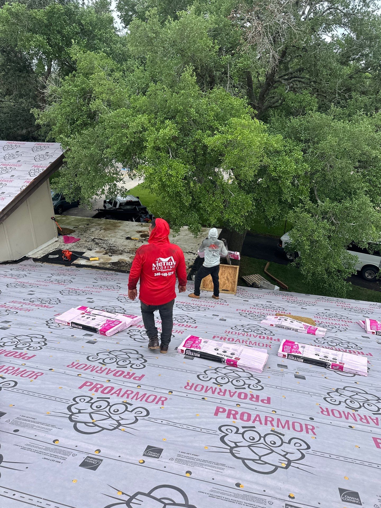 Project in Lake Jackson by Motion Roofing