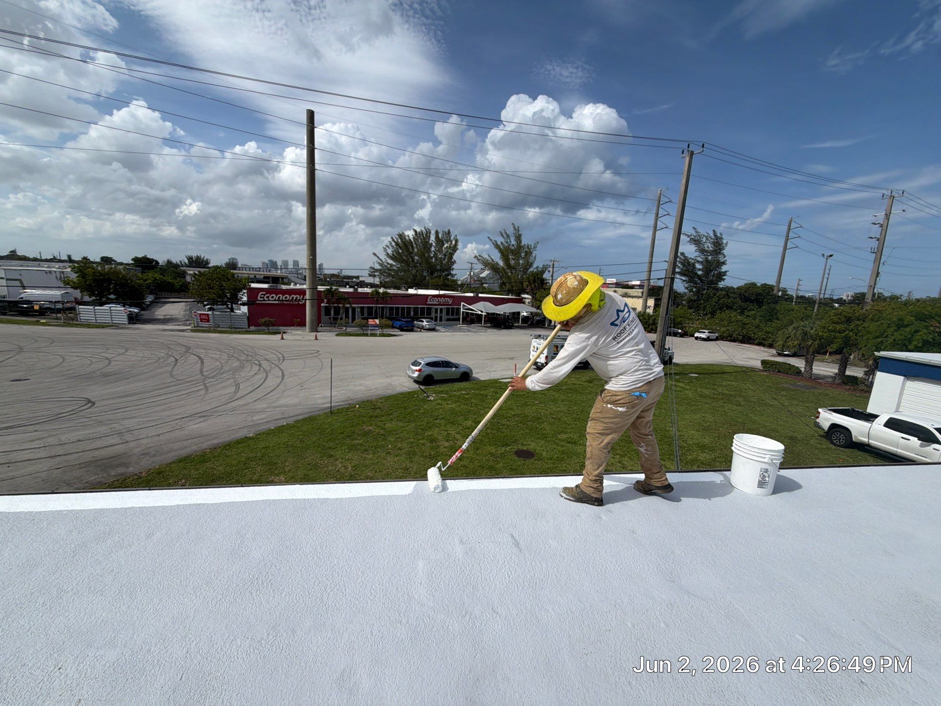 Fort Lauderdale Commercial Roof Restoration and Reflective Coating Installation by Roof King LLC