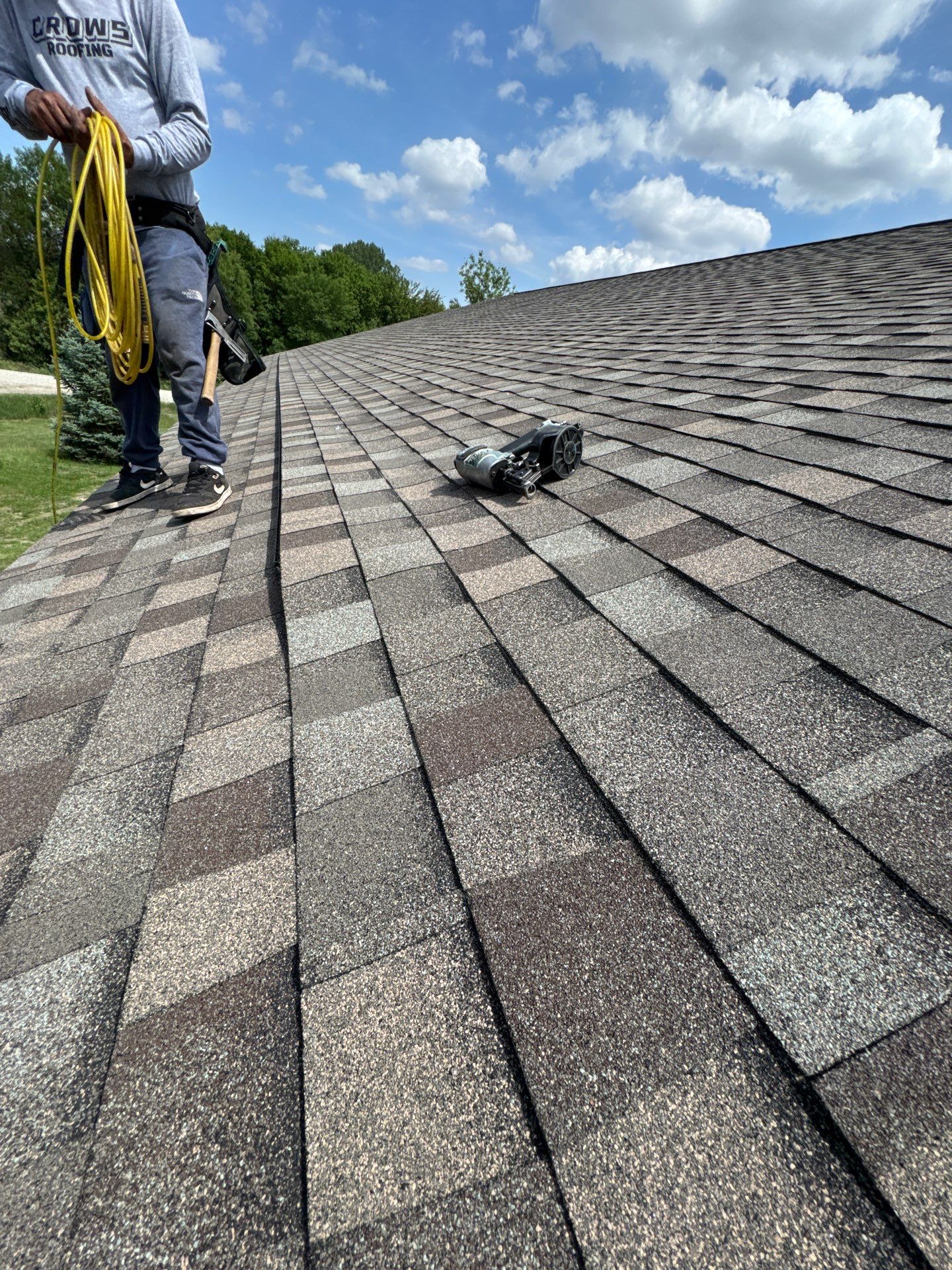 Titan XT Architectural Shingle Roof Installation in Wisner by Crows Roofing LLC