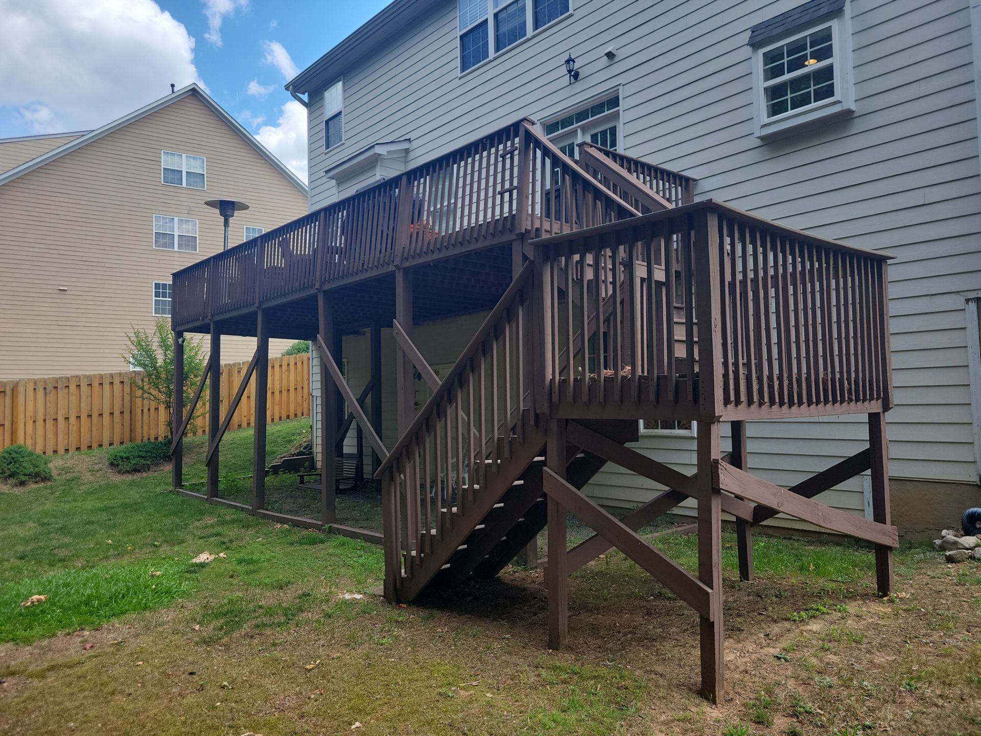 Trex Decking, Aluminum Railing, Rain Escape Underdecking by The Remodeling Company