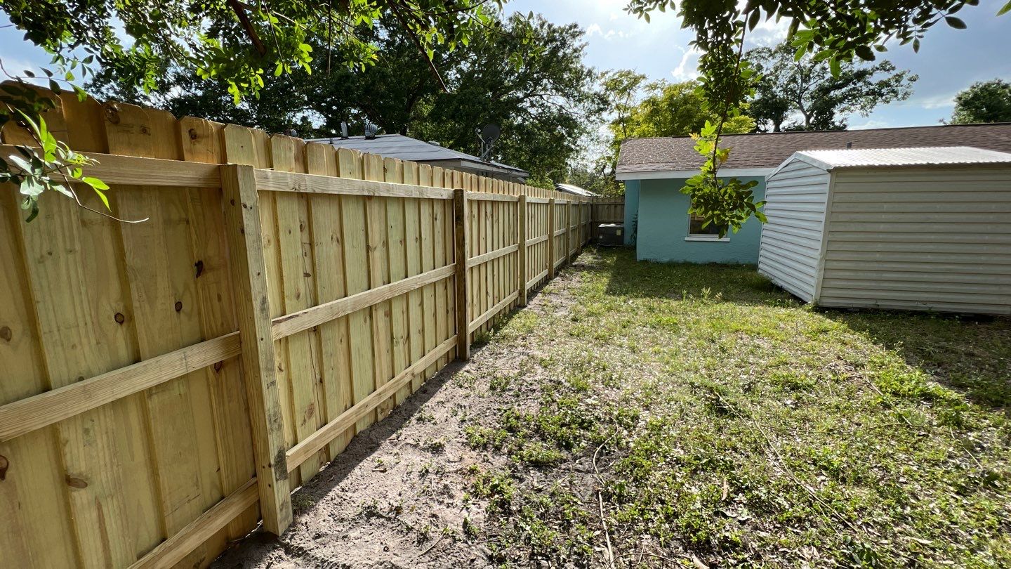 Sarasota, FL 6ft. Tall Treated Board on Board Privacy Fence  by Asap fence and gates, LLC