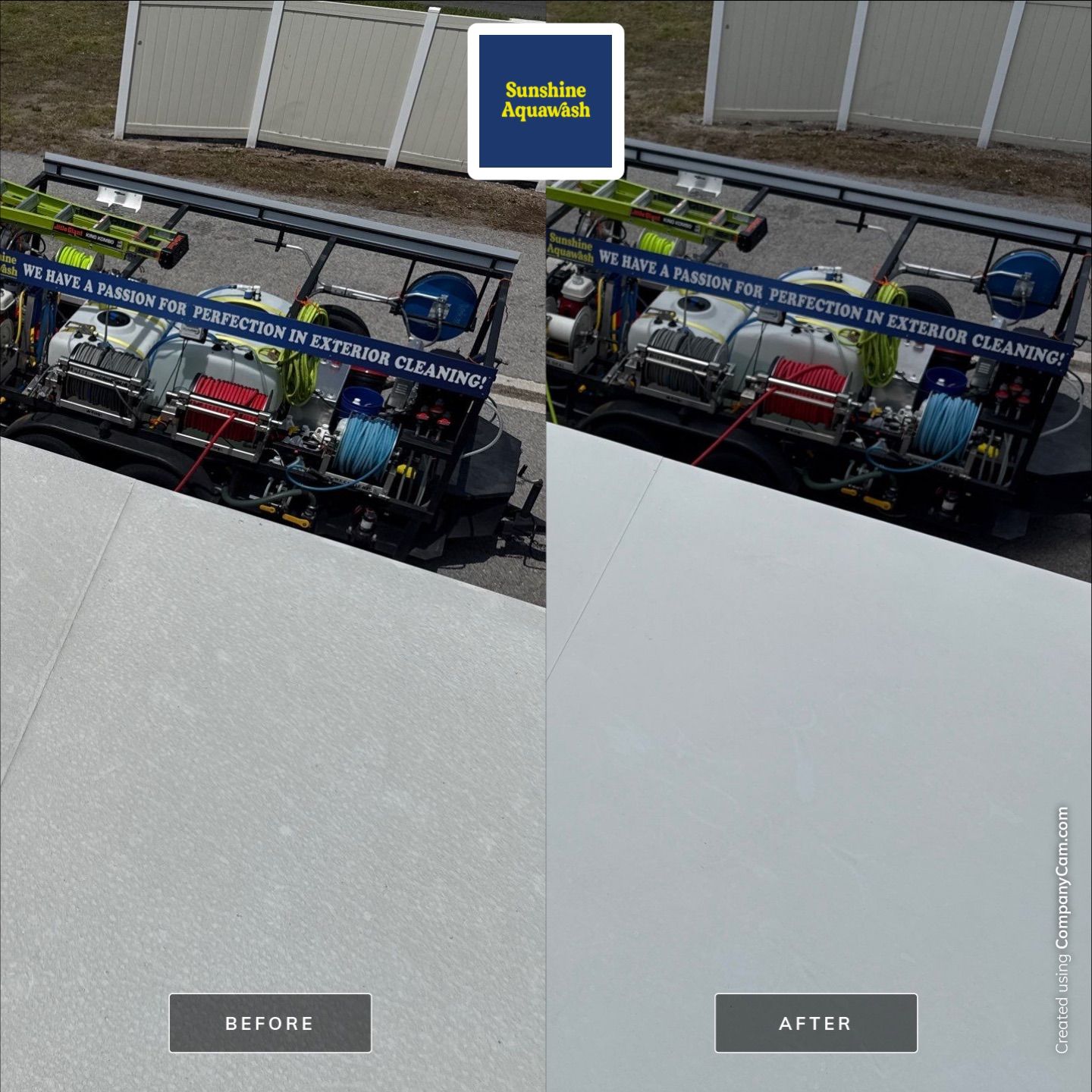 TPO Roof Cleaning in Shadow Brook Mobile Home Park – Palmetto, FL by Sunshine AquaWash