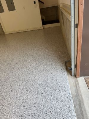 Garage Floor Coating using Coyote