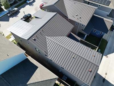 Dark Bronze Standing Seam Metal Roof