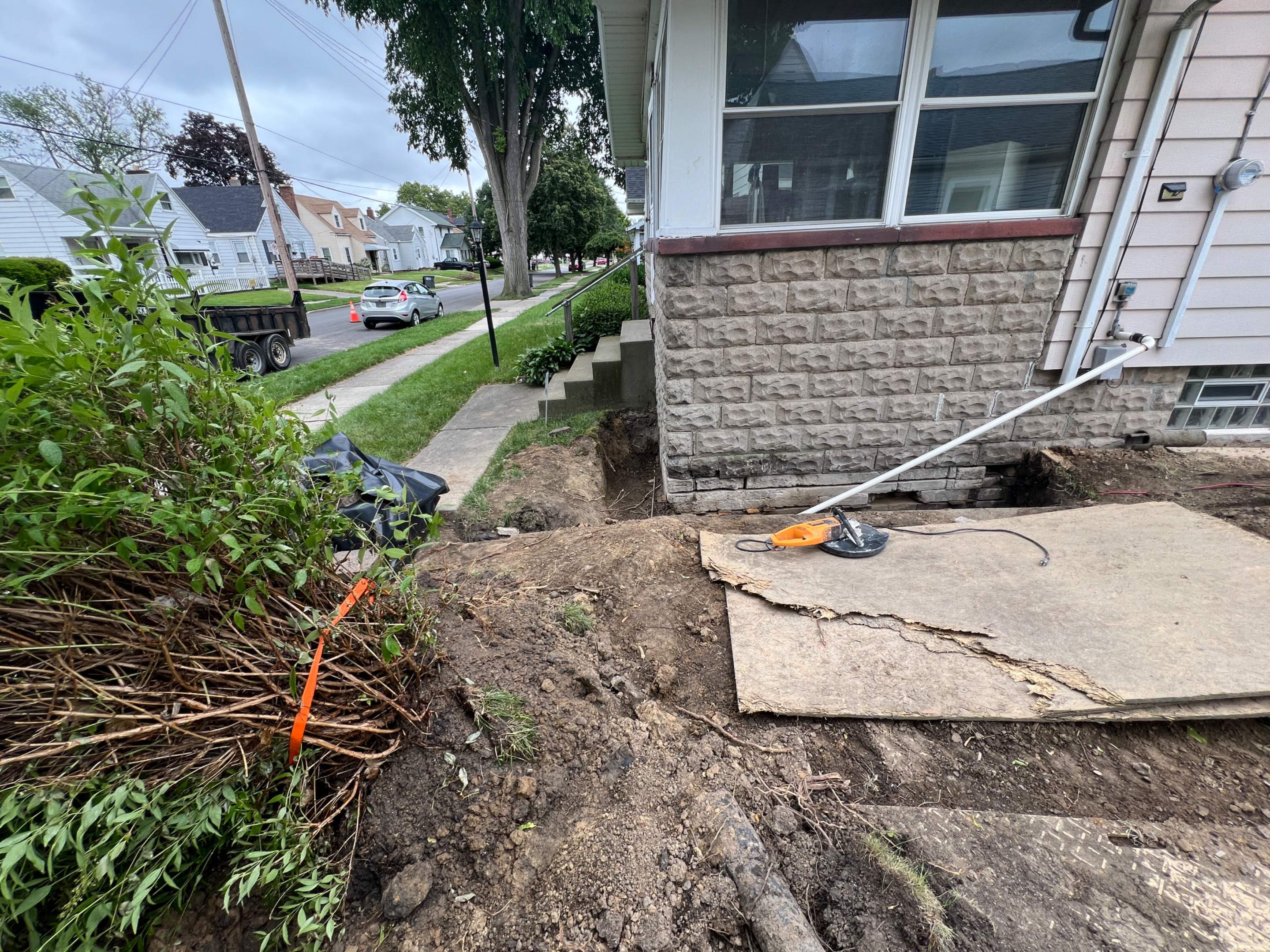 Helical Piers using Helical Deep Foundation Footings by Toledo Basement Repair