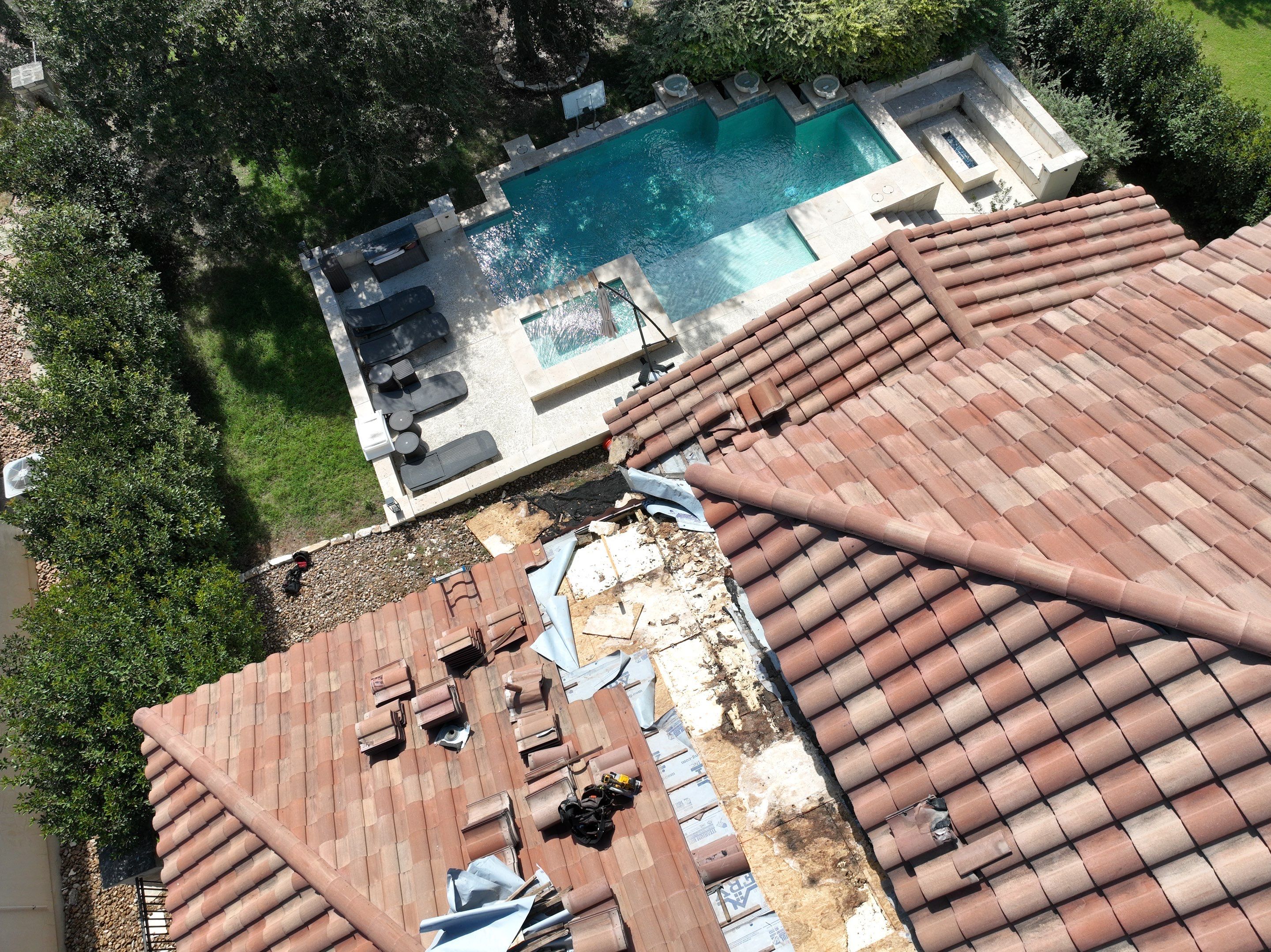 Tile Roof Repair  using Concrete S Tile by Premier Roofing and Contracting