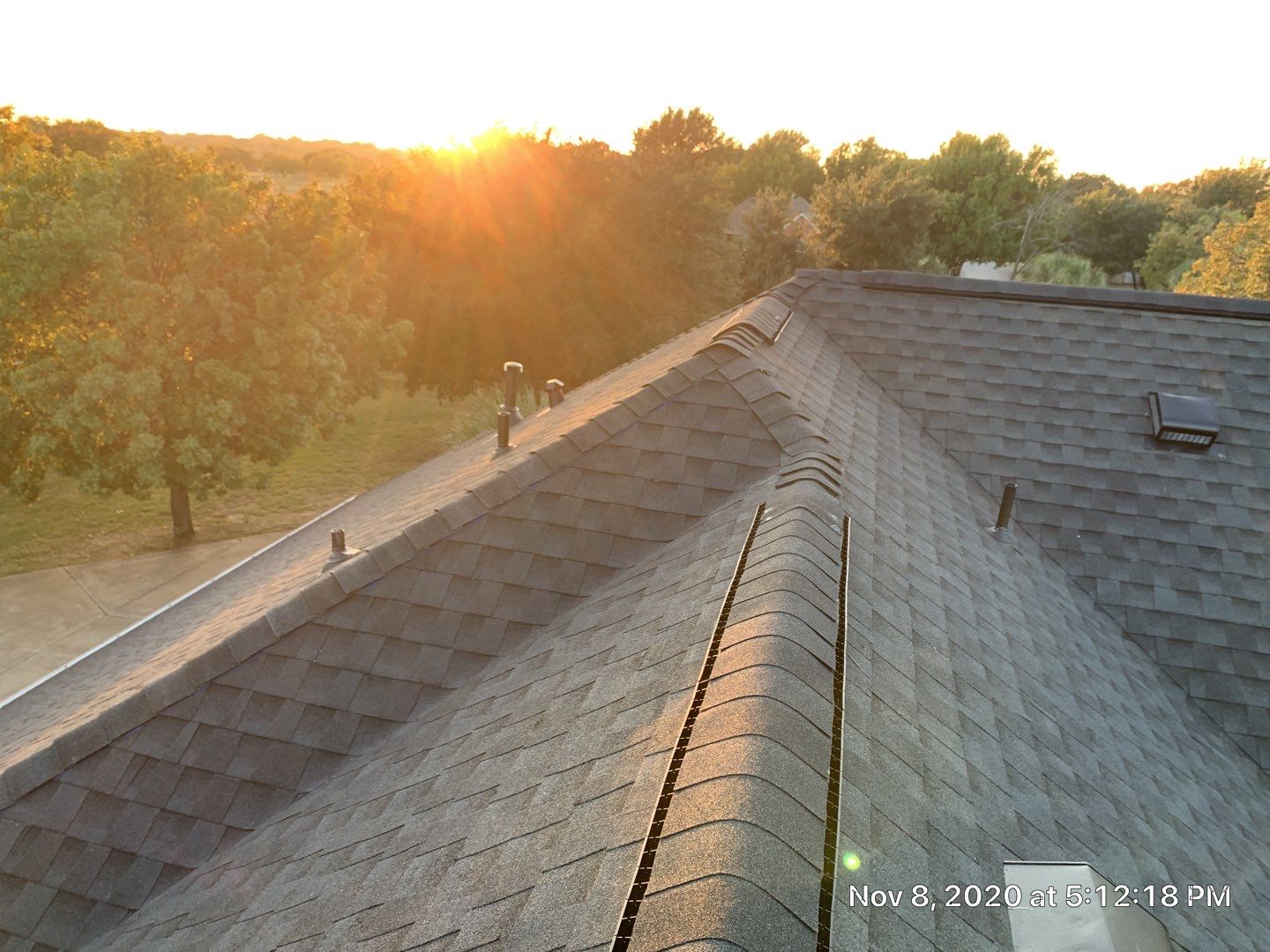 Huge Estate - Residential Roofing Installation using GAF Timberline HDZ Shingle System by First United Roofing & Construction