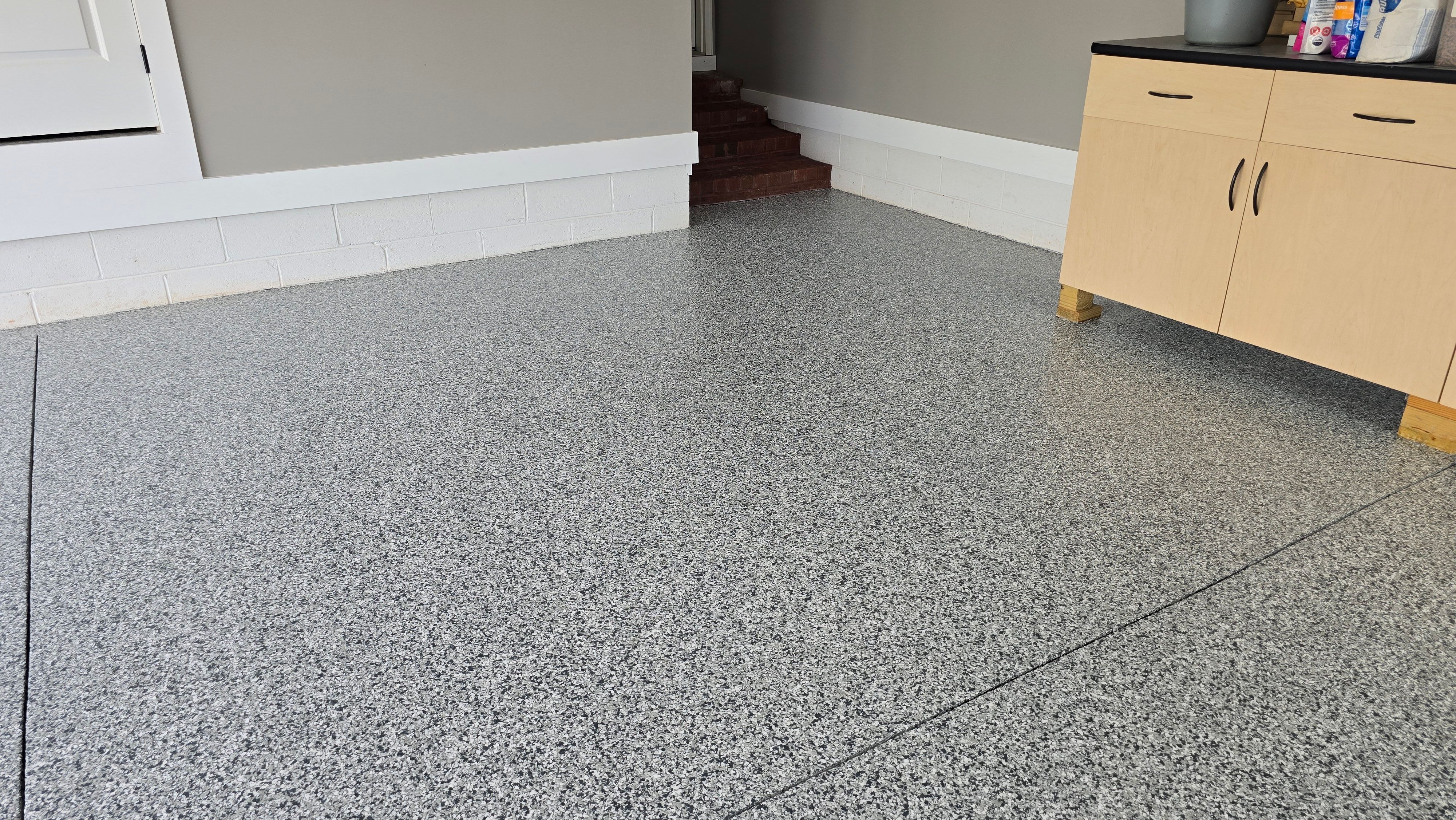 Garage Using Gravel by Elite Floor Solutions