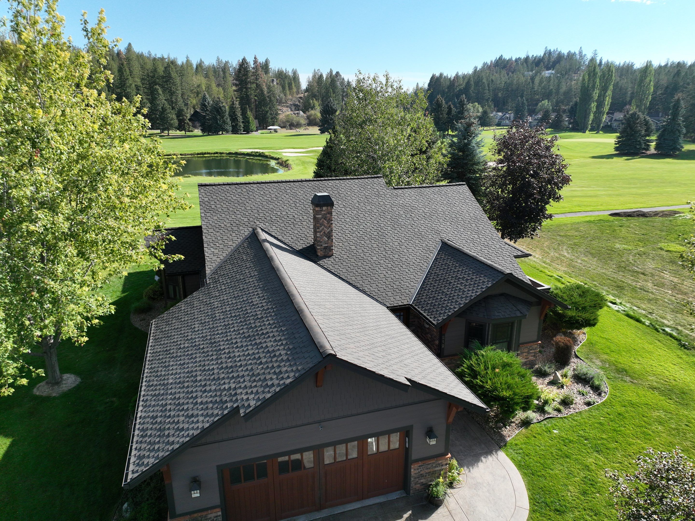 GAF Grand Sequoia - Autumn Brown Blend  by Montana Roofing Solutions