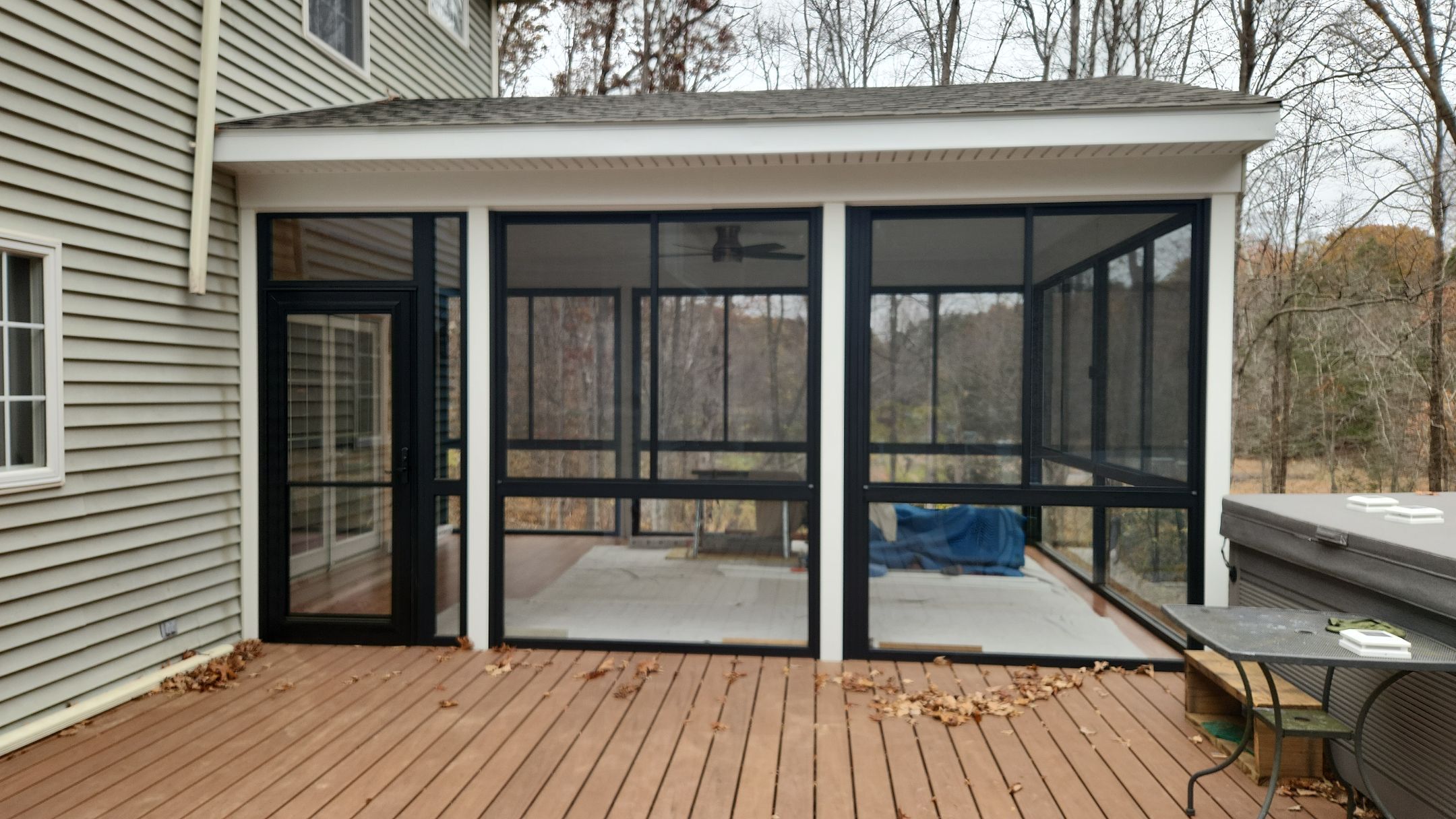 Summer Space Porch Enclosure by DiGiorgi Roofing and Siding Inc