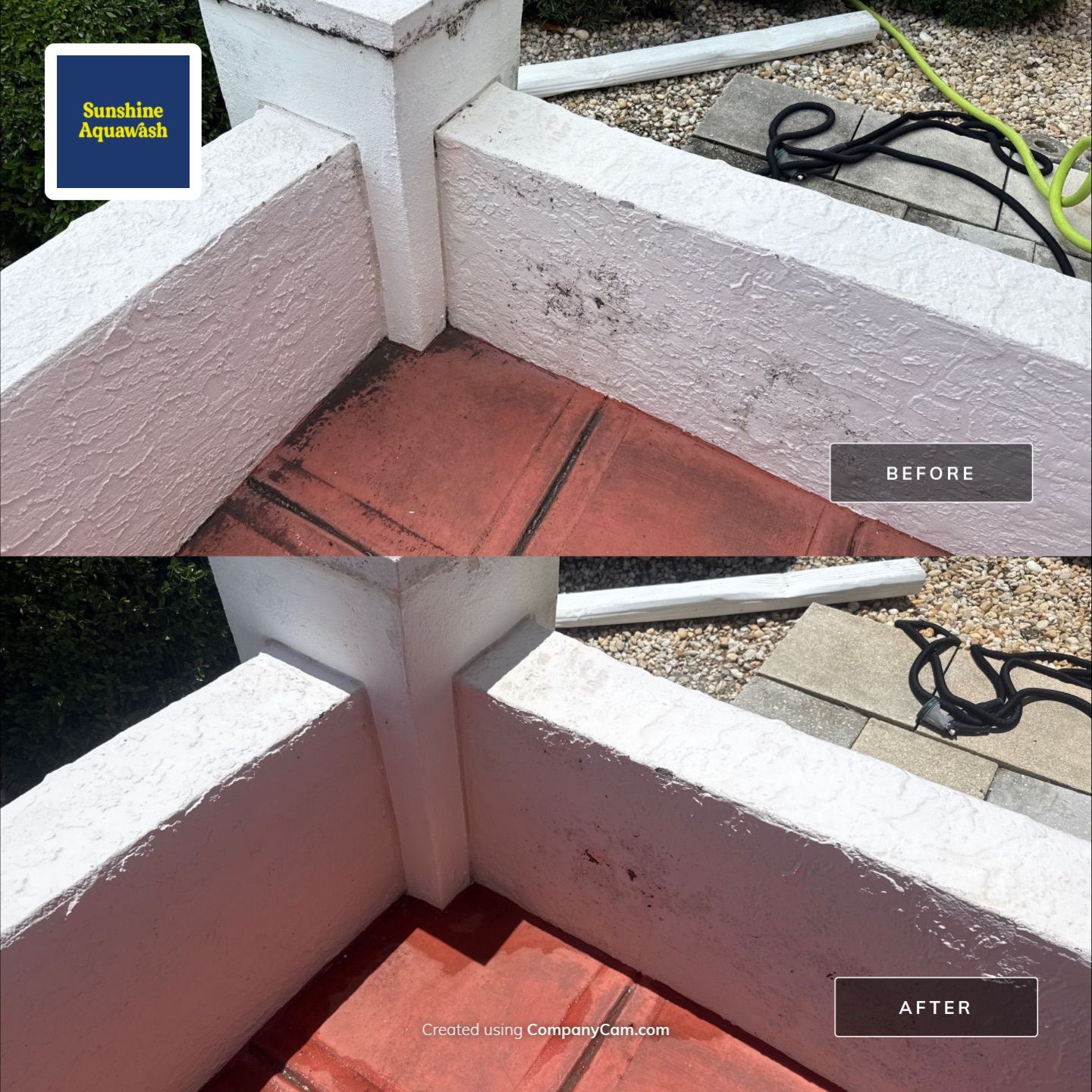White Tile Roof Cleaning & House Wash in Fairview – Sun City Center, FL 33573 by Sunshine AquaWash