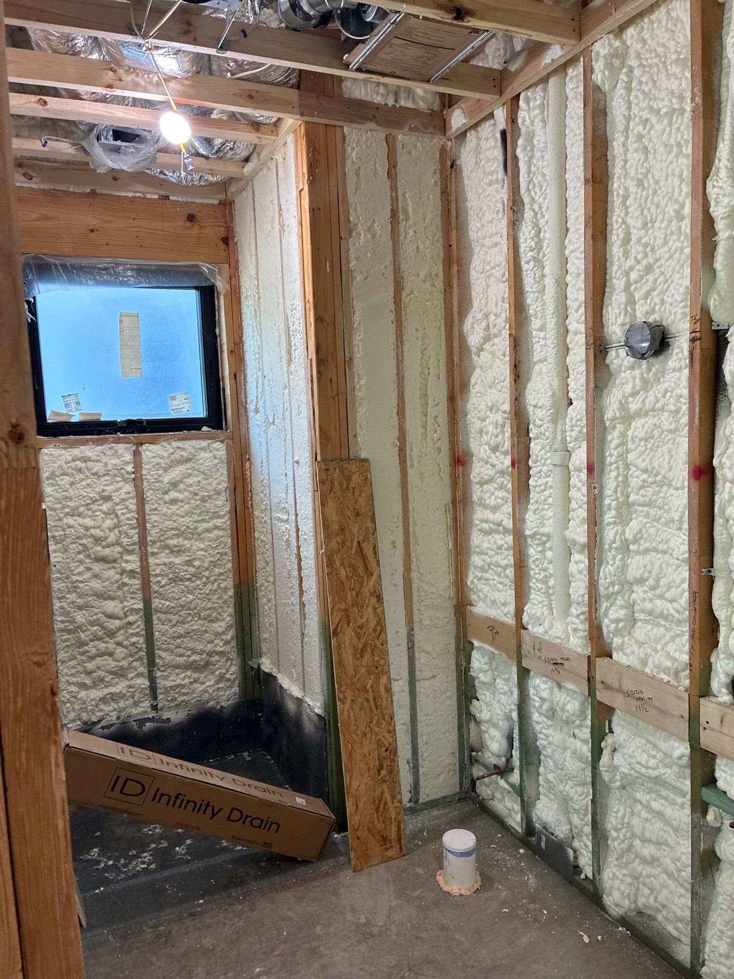 Fully encapsulated Dallas custom home  by Apex Insulation Solutions