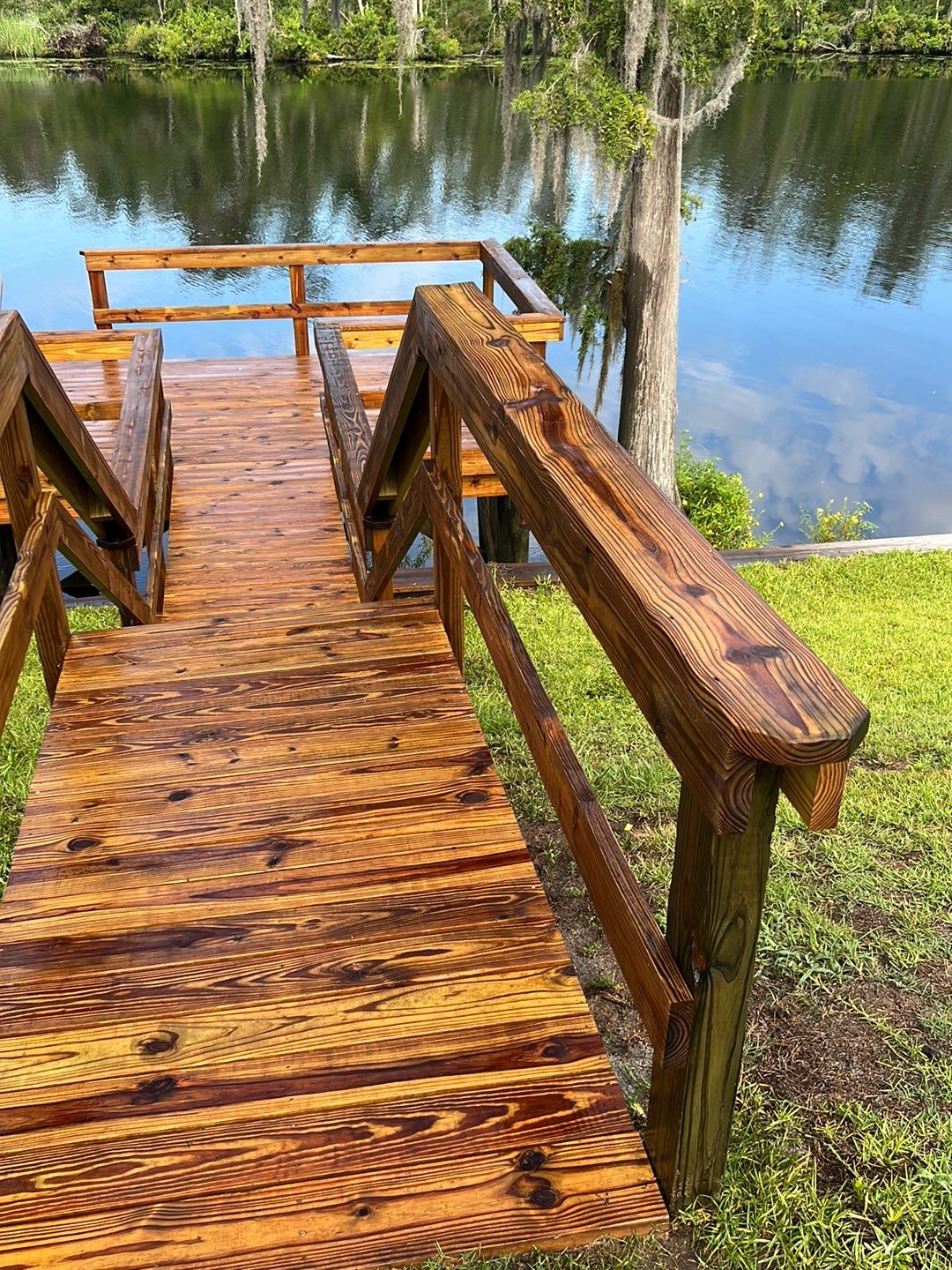Dock using Wood Sealant by DuraSeal