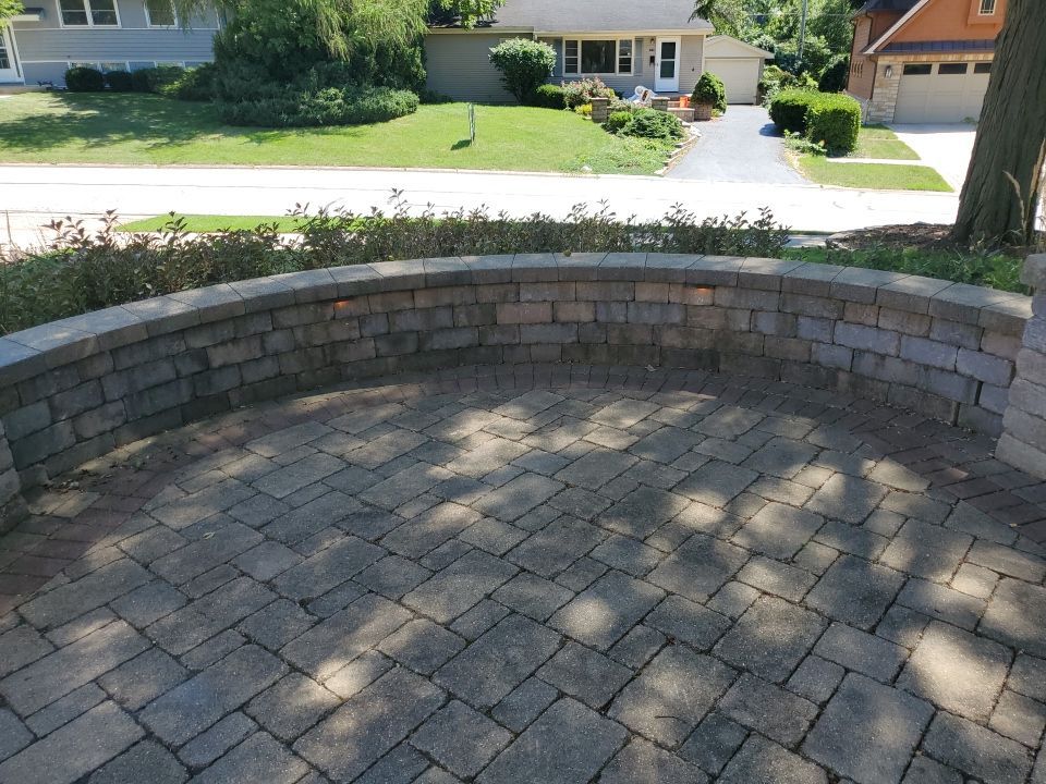 Brick paver clean, sand and seal.  using Surebond SB-1300 by Northern Power Washing LLC.