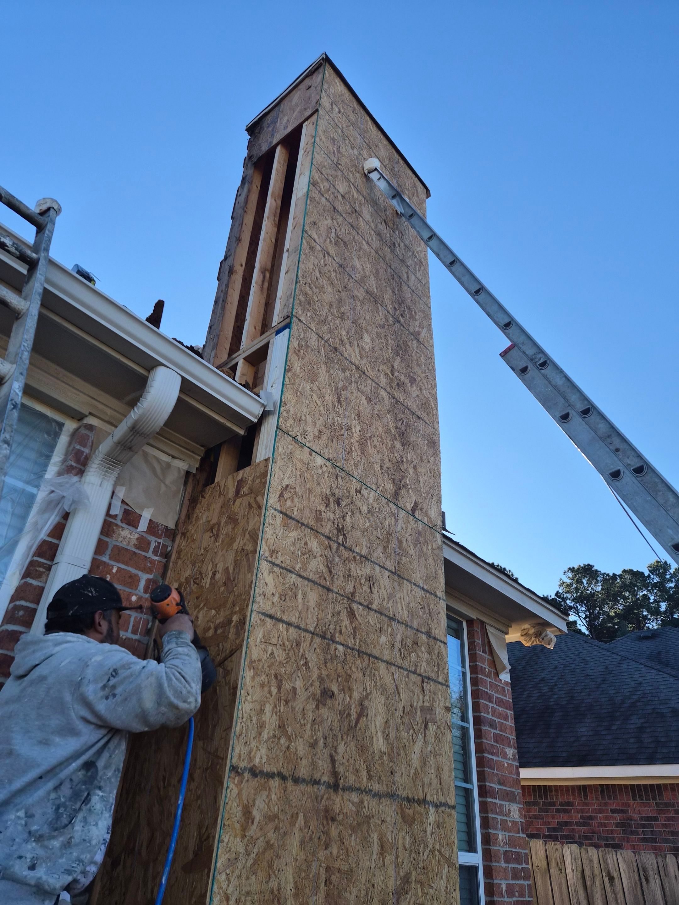 Exterior Painting & Chimney Restoration in Tyler, TX by Quality Coats Painting